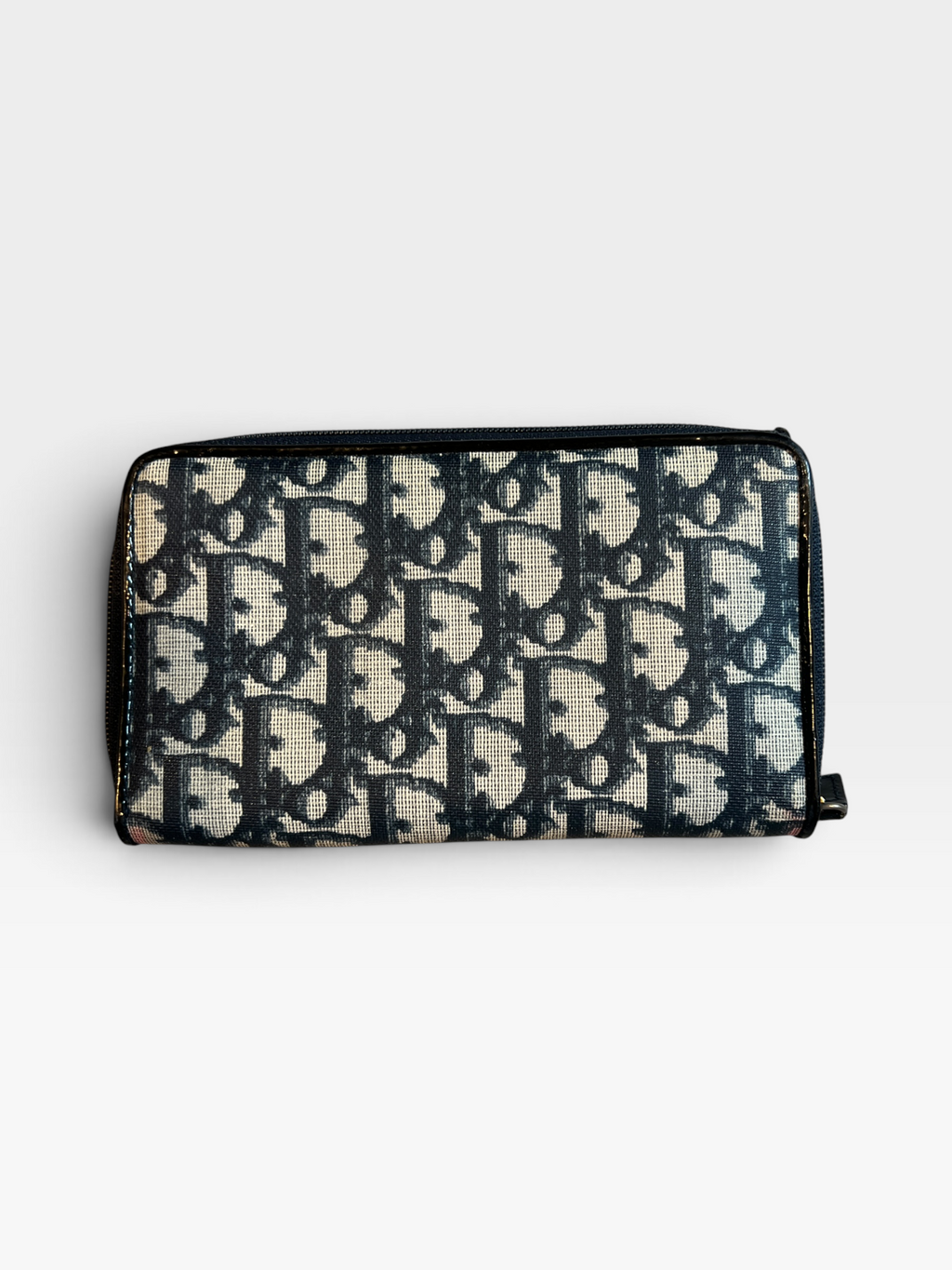 Christian Dior Trotter Saddle Long Wallet – Navy