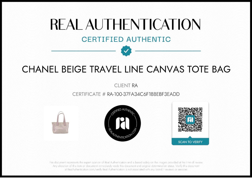 Chanel Travel Line Small Tote Bag