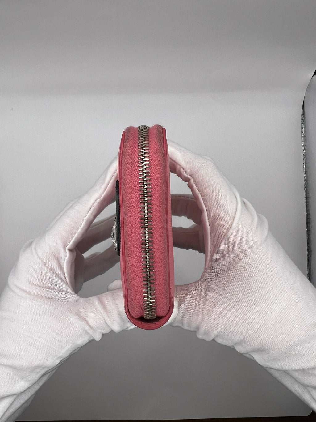 Fendi Pink Monster Eyes Compact Leather Wallet