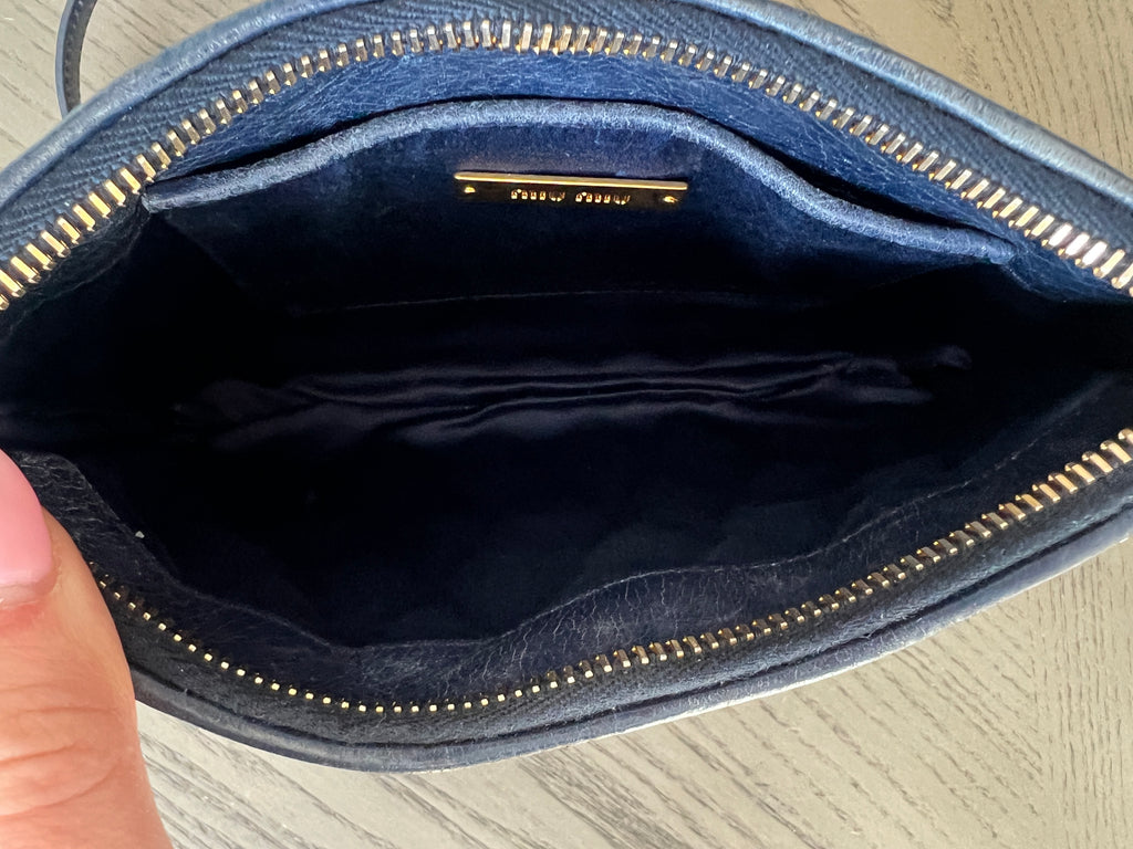 Miu Miu Navy Crossbody