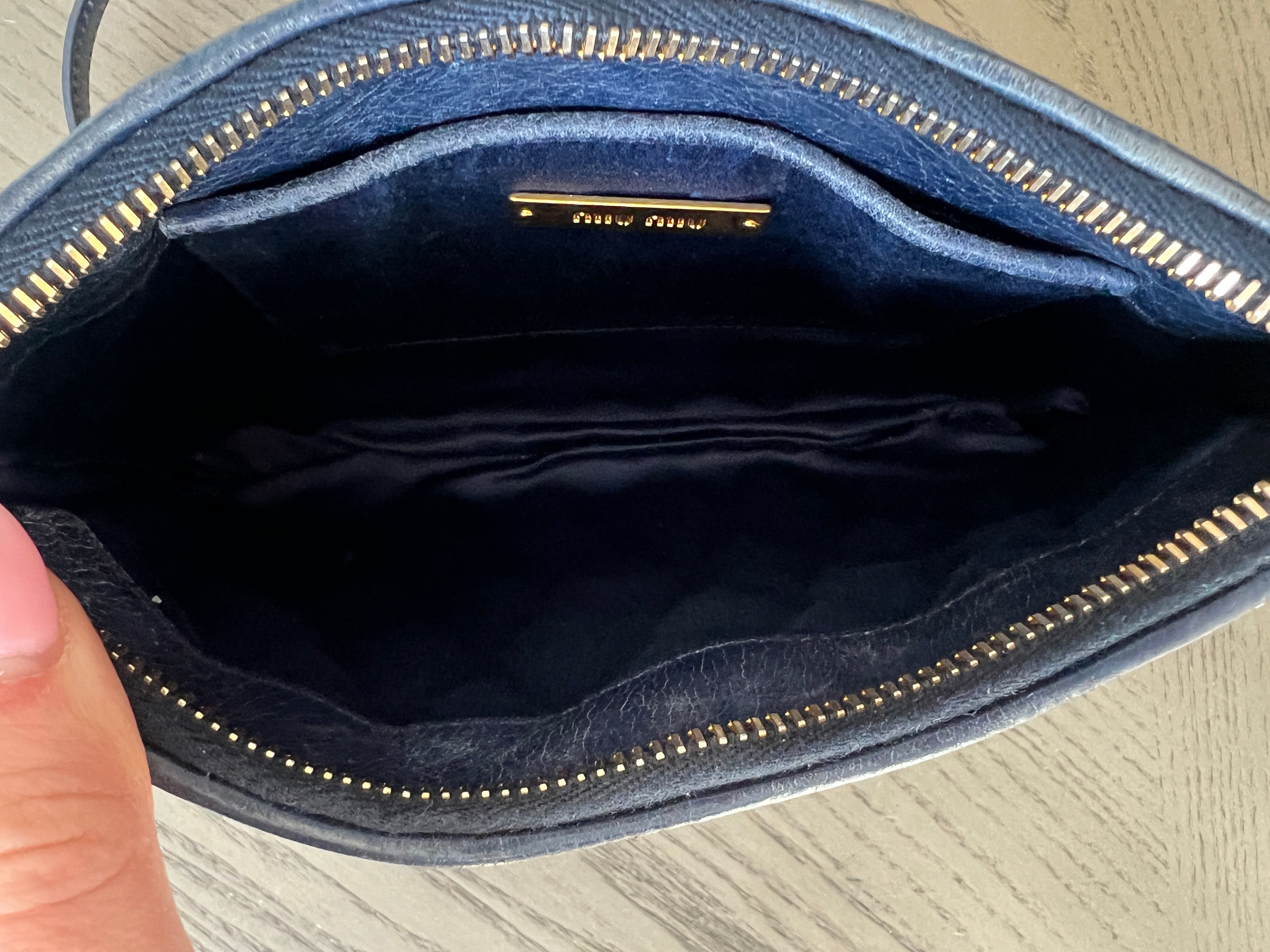 Miu Miu Navy Crossbody