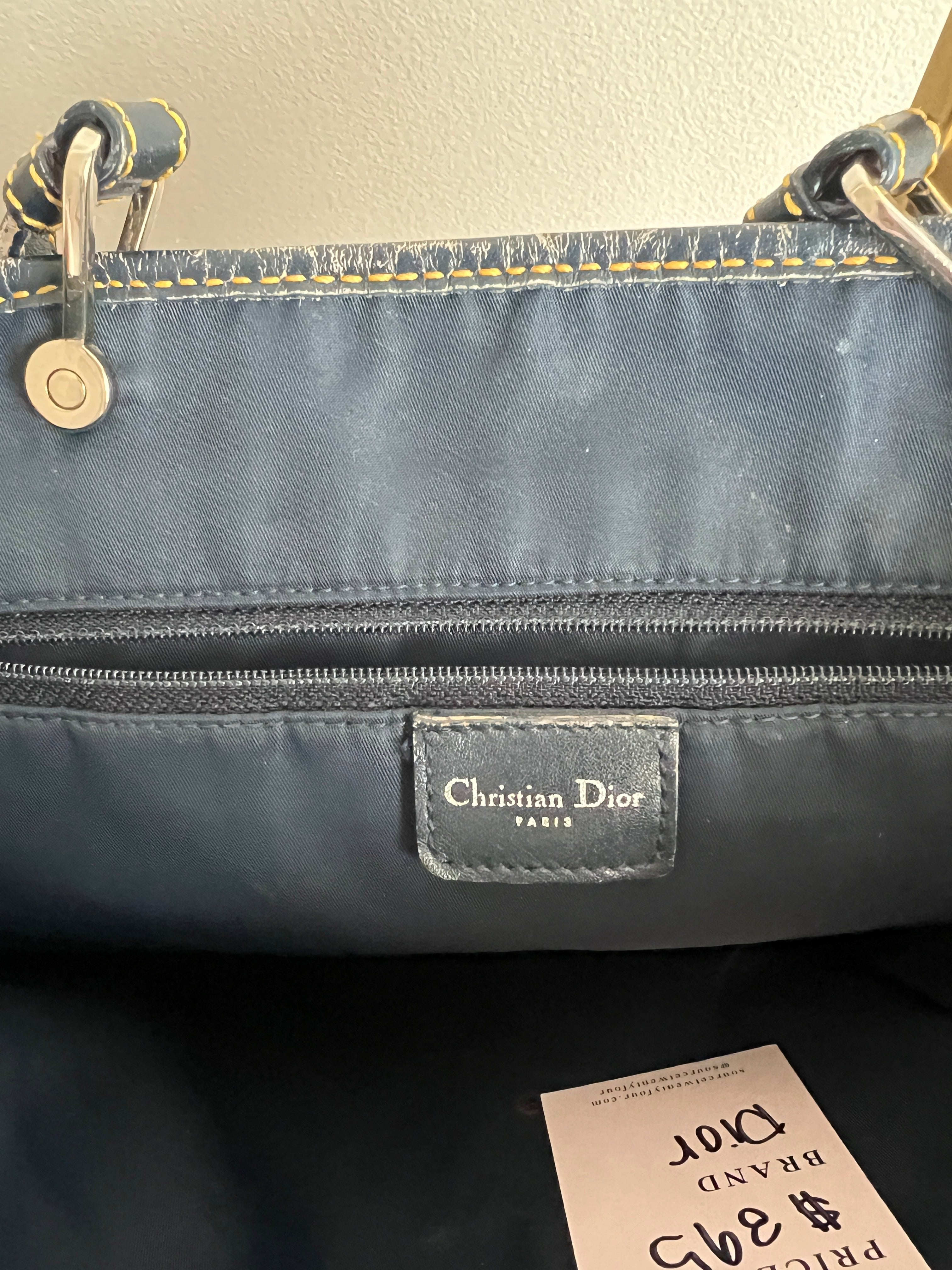 Christian Dior Oblique Canvas Tote