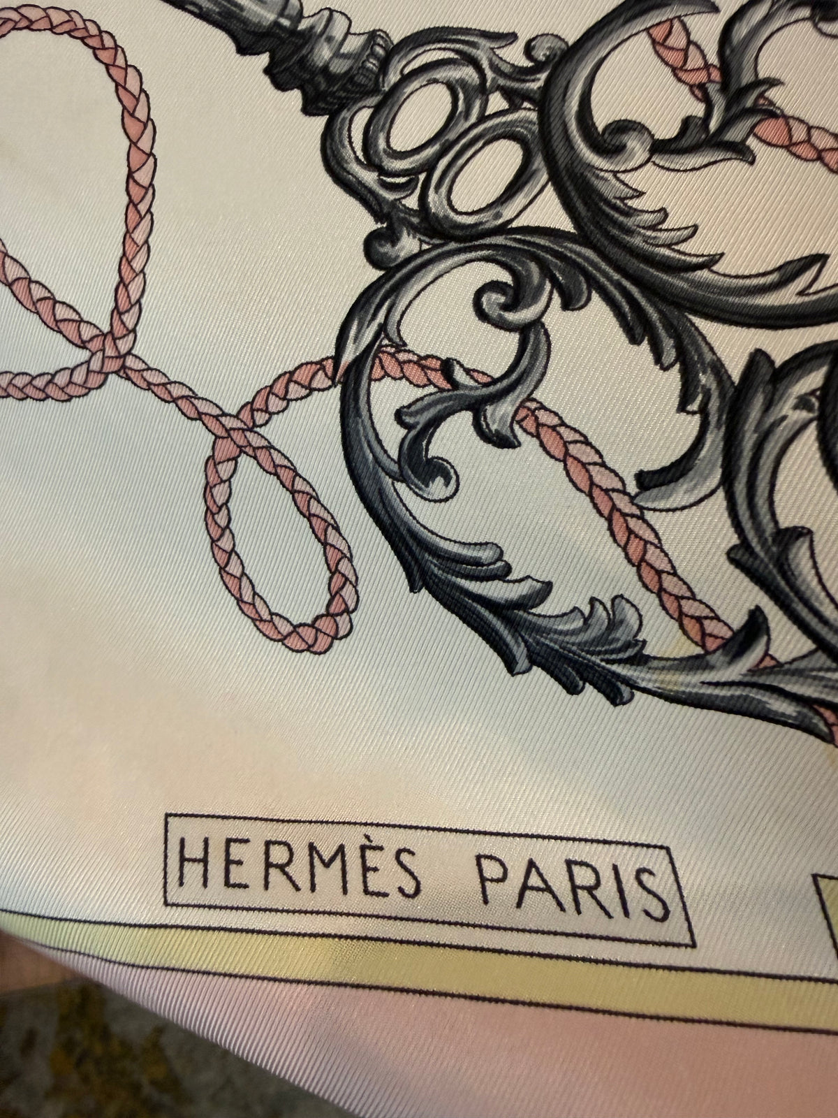 Hermès "Les Clés" Silk Scarf