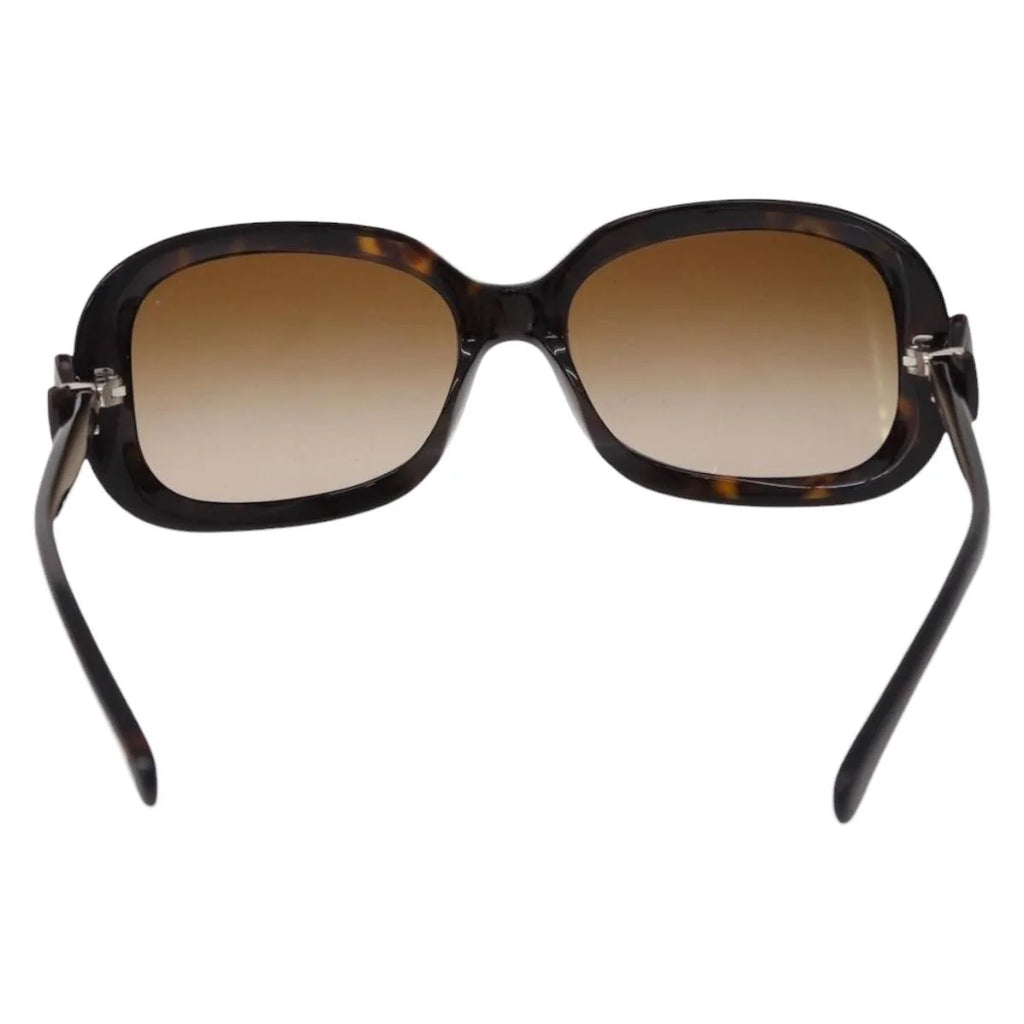 Chanel Tortoise Sunglasses with CC Bow Detail — Ribbon Motif, Silver Hardware