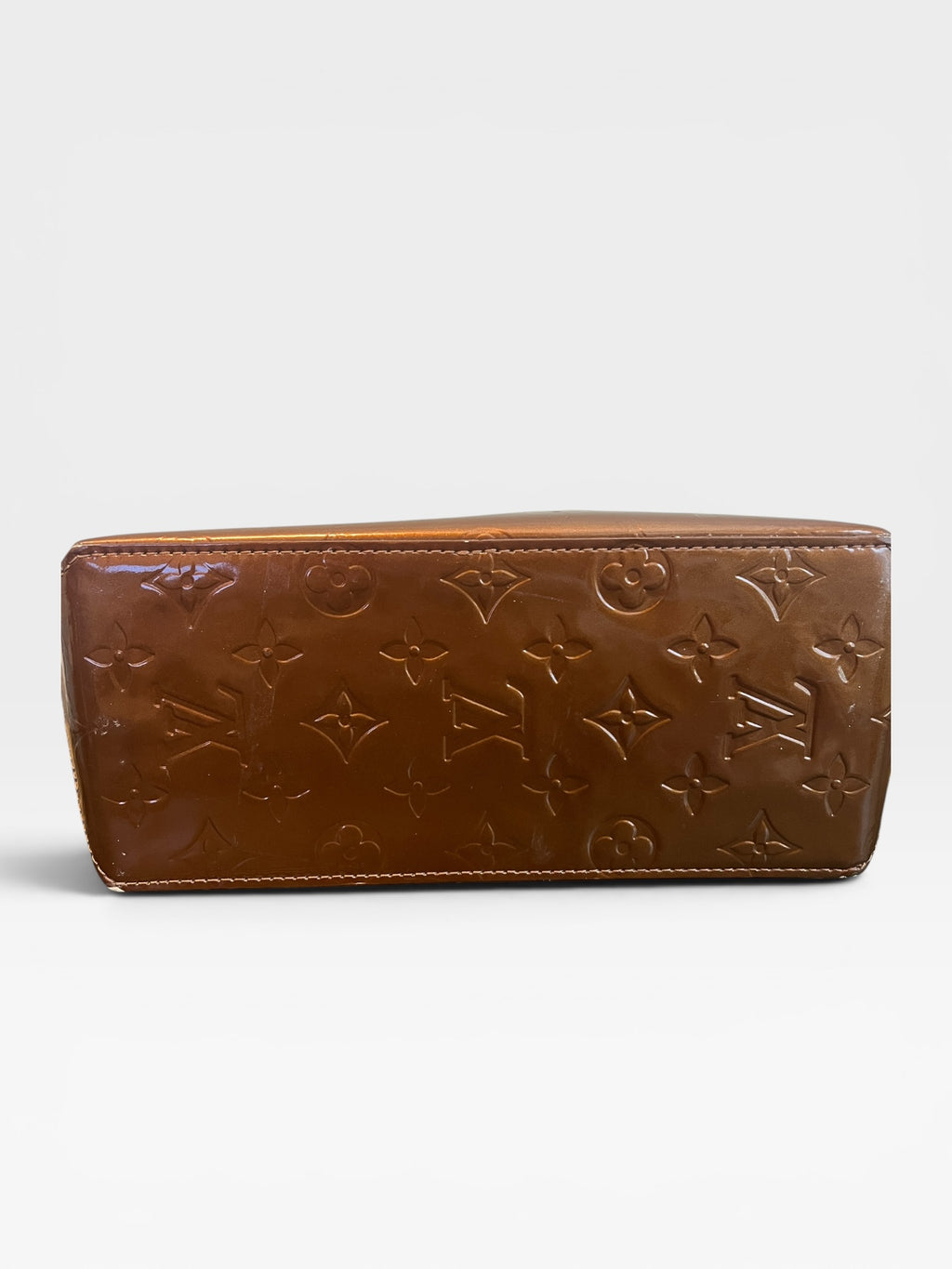 Louis Vuitton Vernis Reade PM Tote | Bronze Brown Patent Leather