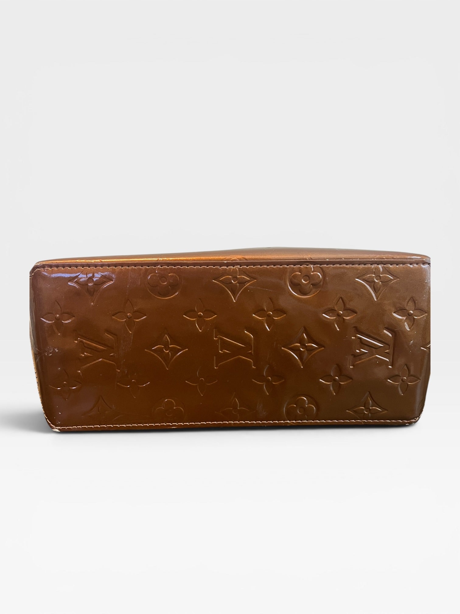 Louis Vuitton Vernis Reade PM Tote | Bronze Brown Patent Leather