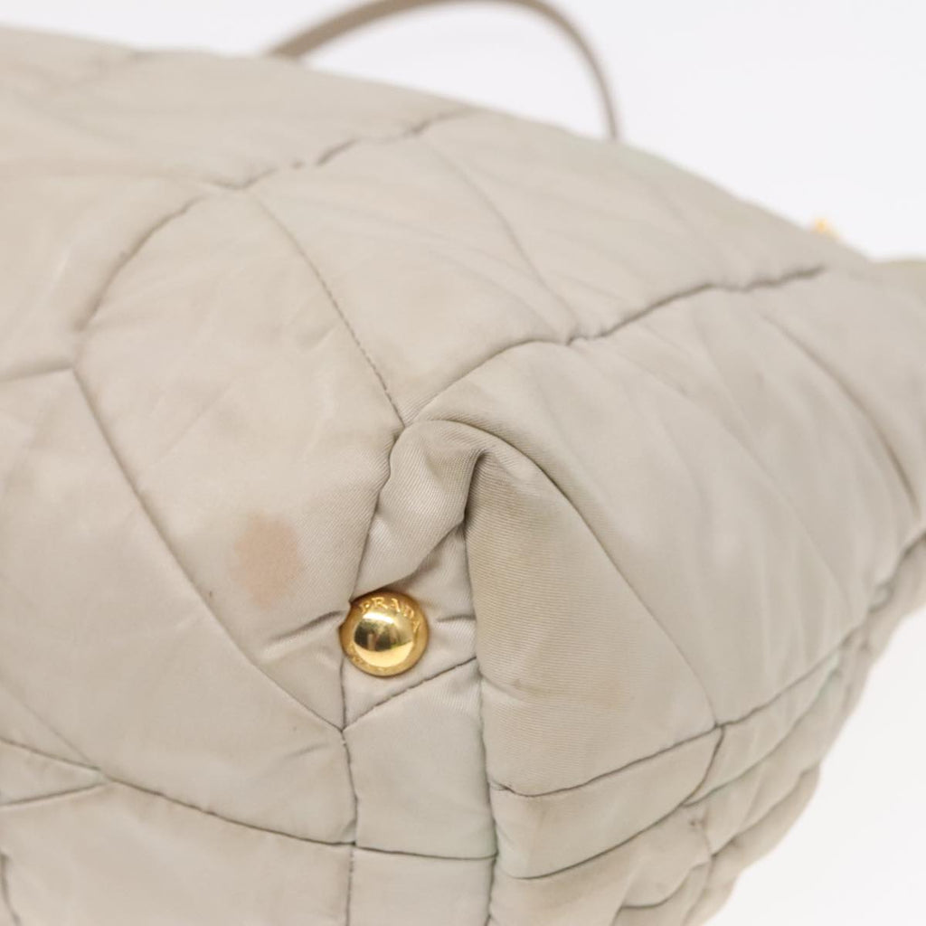 Prada Diagramme Quilted Nylon Chain Tote