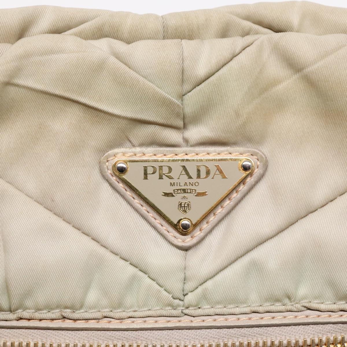 Prada Diagramme Quilted Nylon Chain Tote
