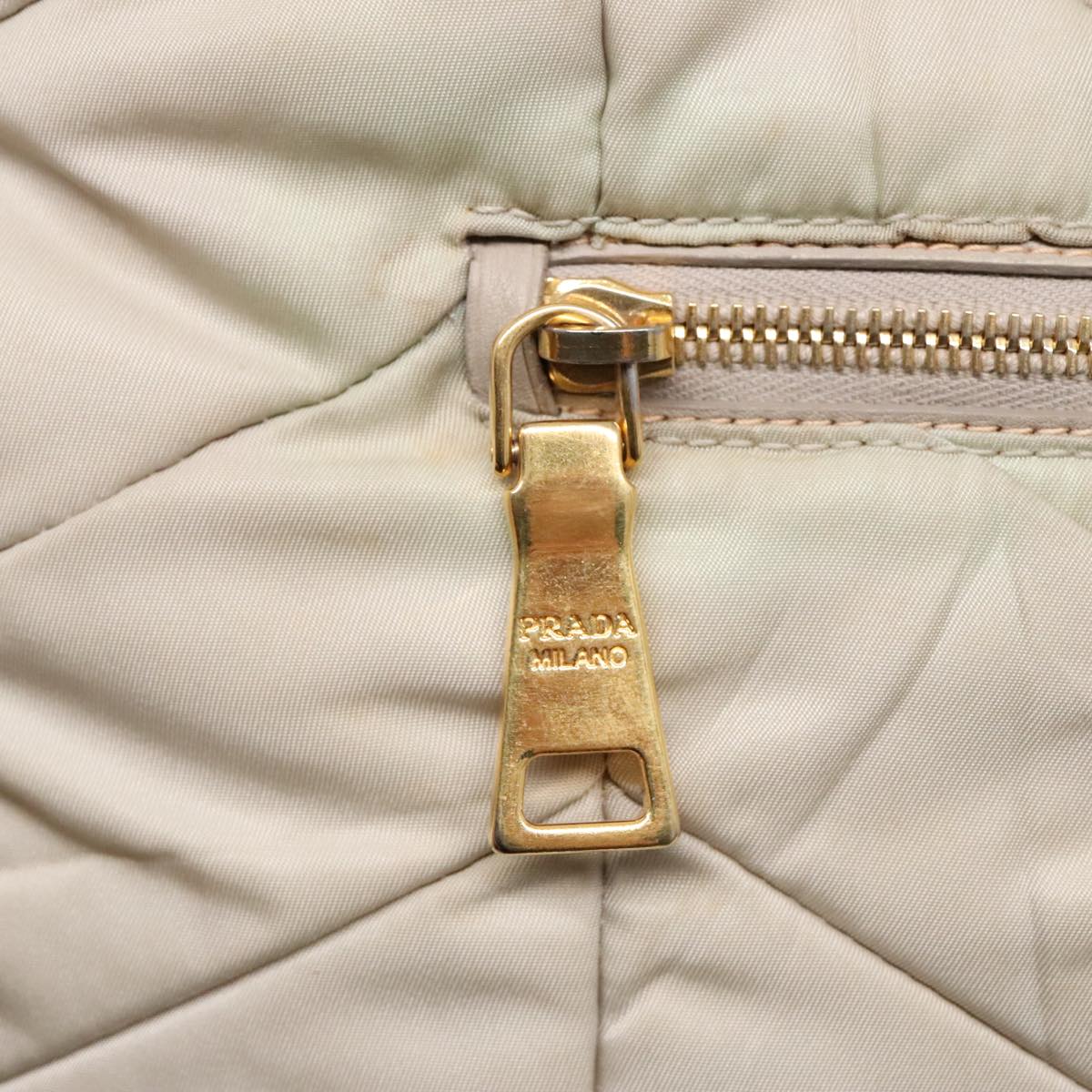 Prada Diagramme Quilted Nylon Chain Tote