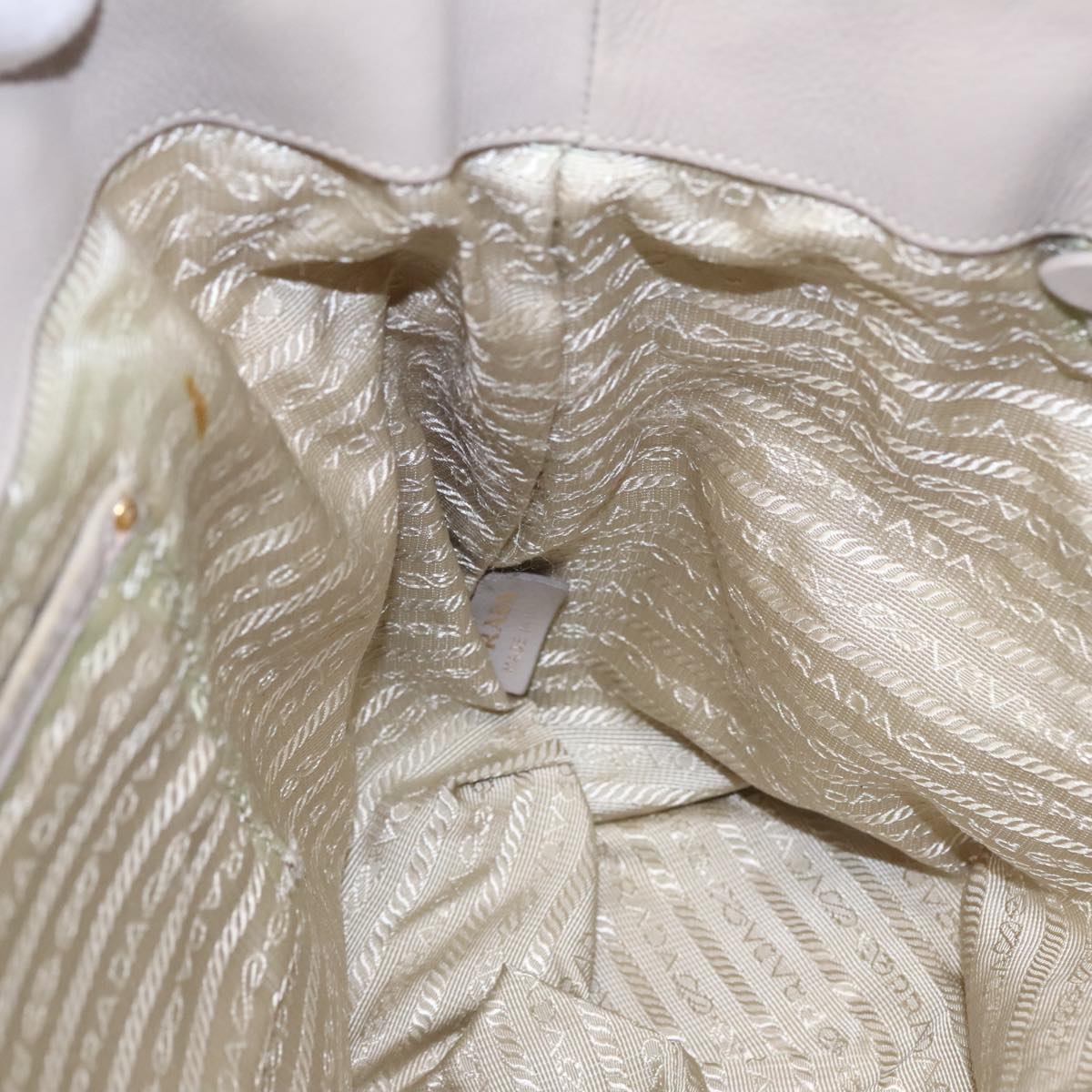 Prada Diagramme Quilted Nylon Chain Tote