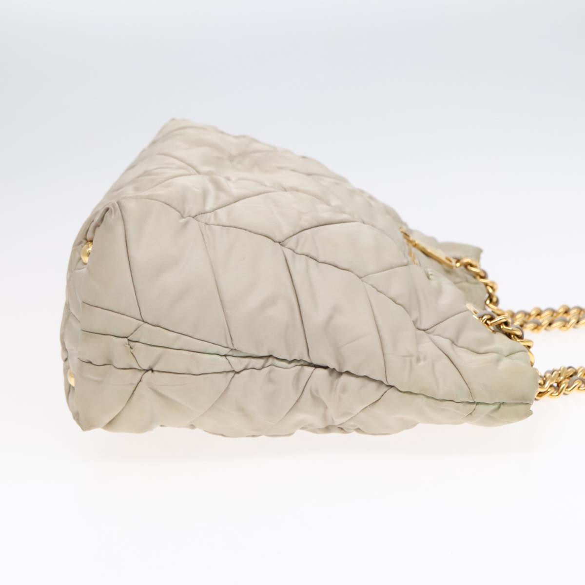 Prada Diagramme Quilted Nylon Chain Tote
