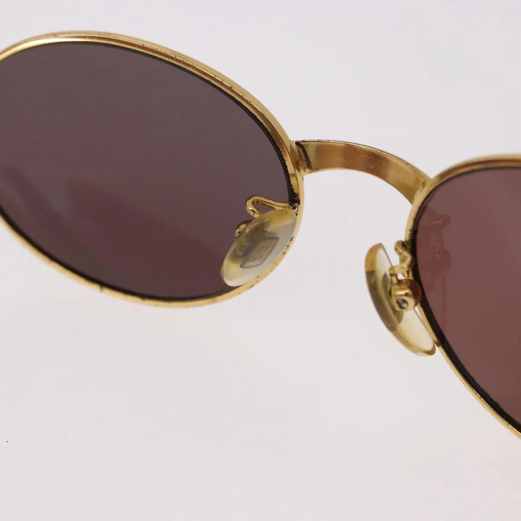 Fendi SL 7040 Sunglasses — Gold & Navy Enamel, Made in Italy - Vintage