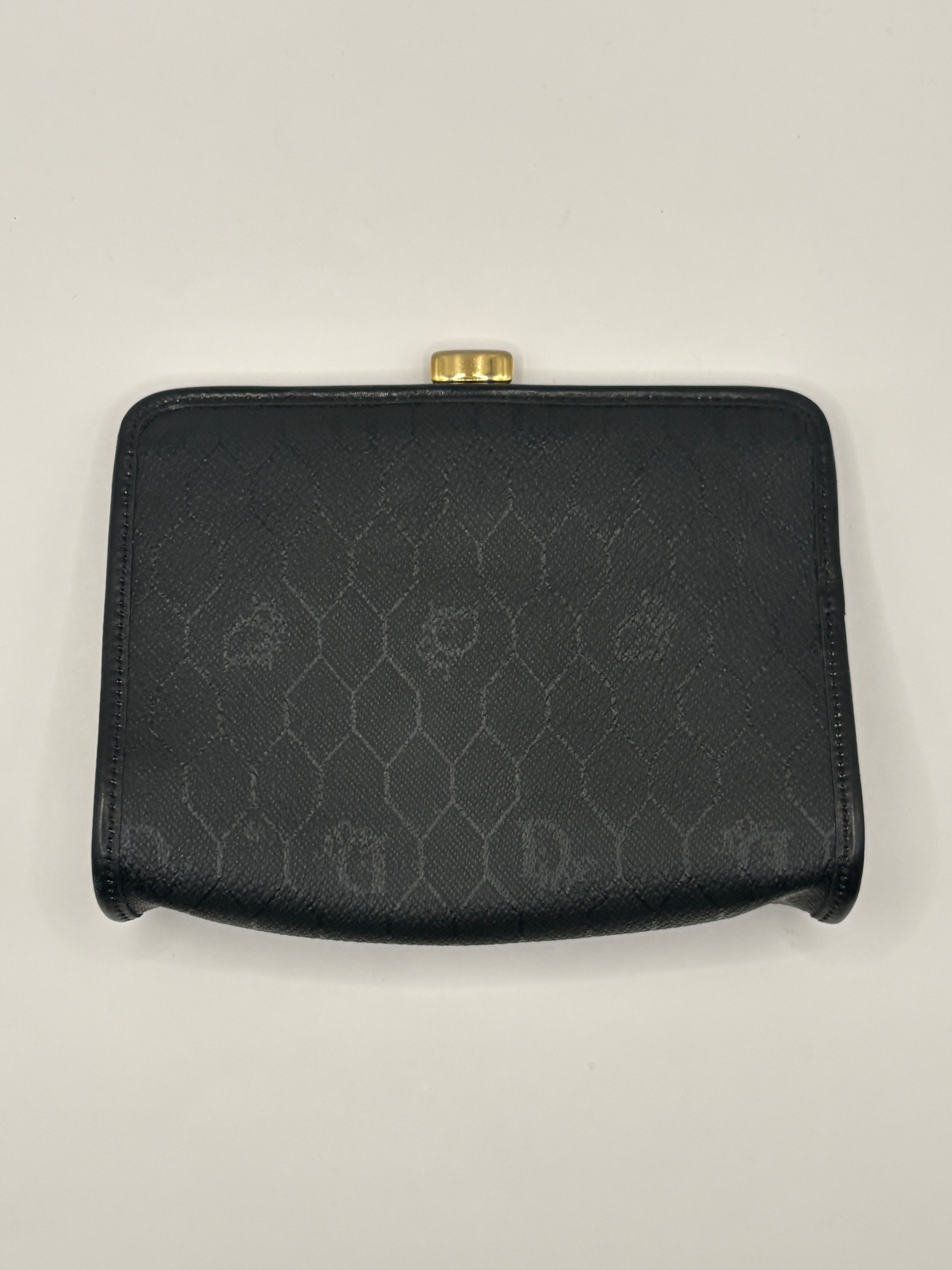 Dior Black Trotter Kisslock Wallet