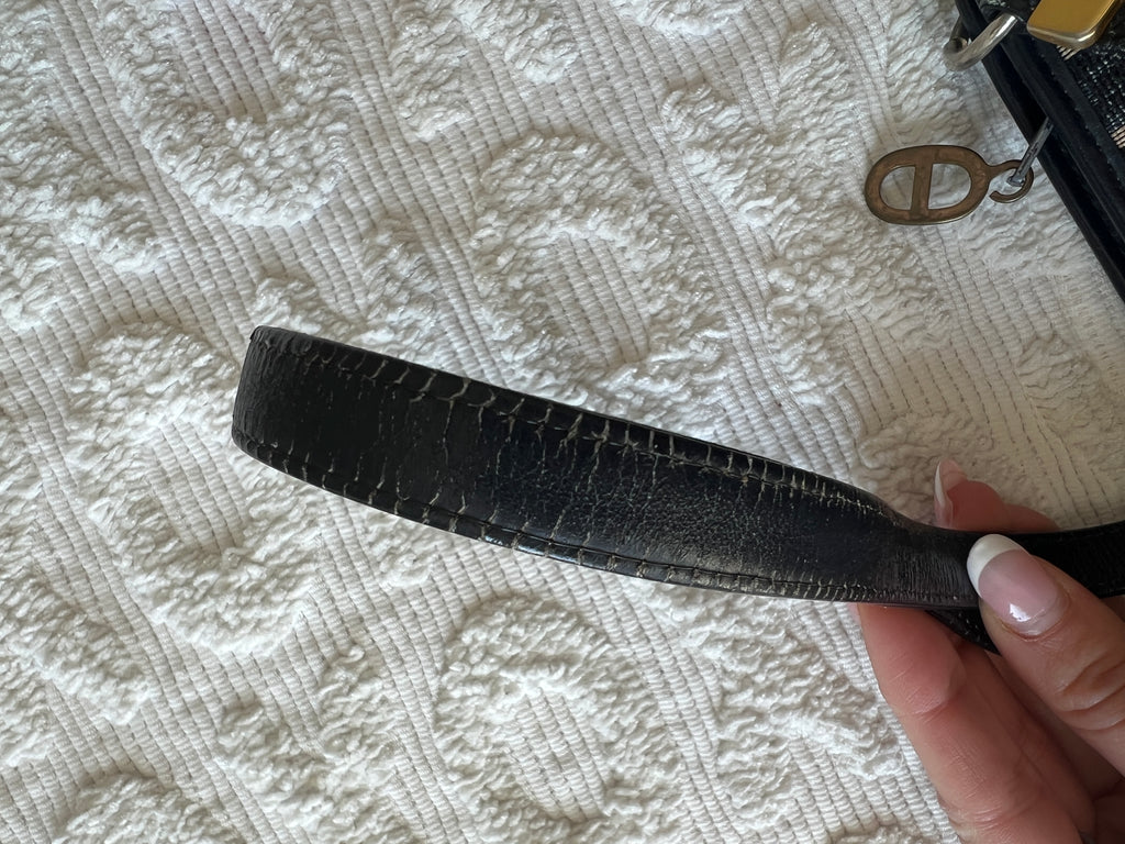 Christian Dior Trotter Canvas Shoulder Bag