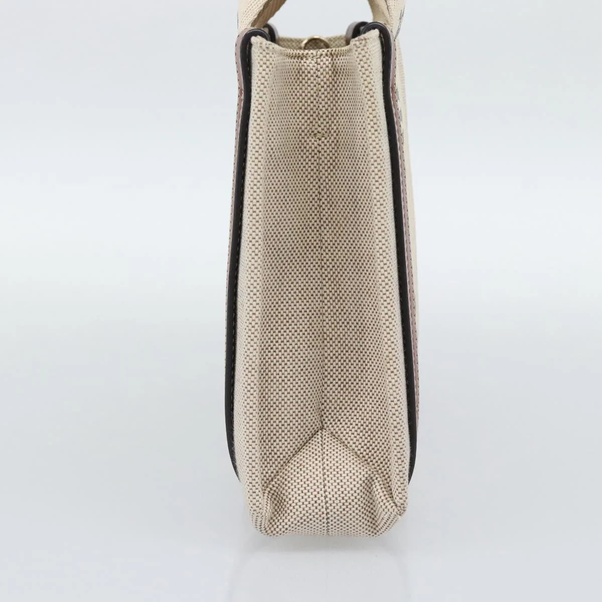 Chloe Woody Small Tote — Canvas & Leather, Signature Jacquard Straps