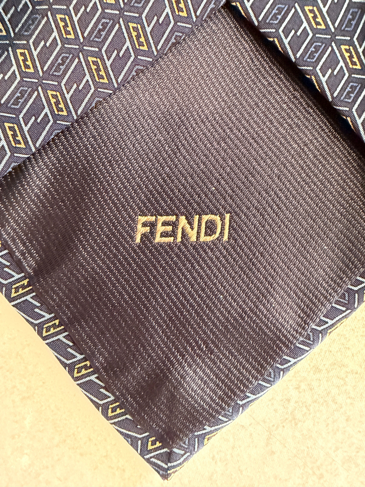 Fendi Blue Tie with Box