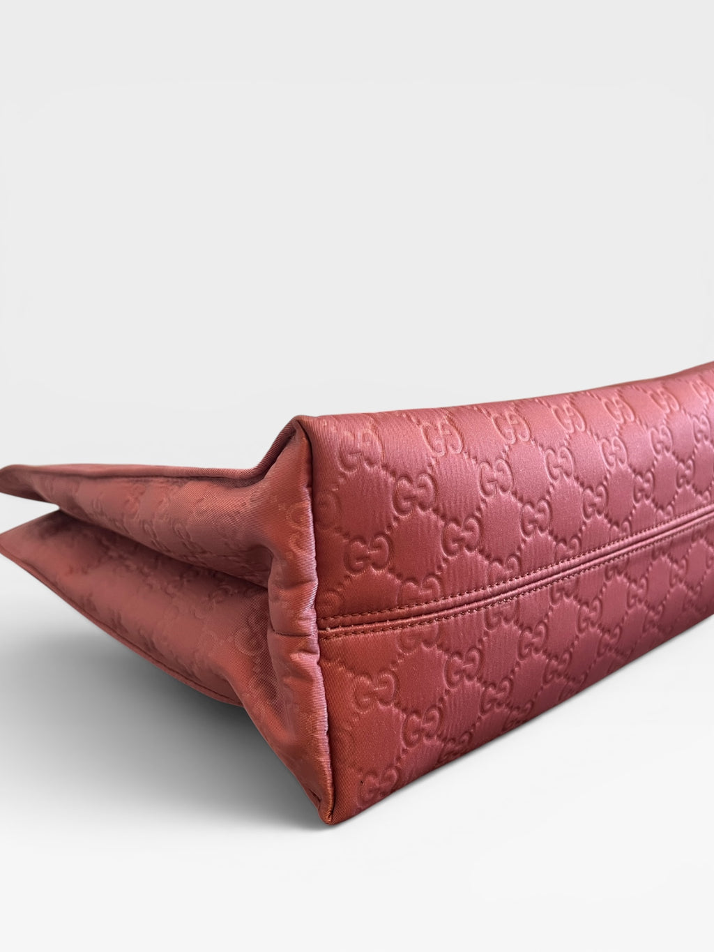 Gucci Pink Guccissima GG Monogram Shopper Tote