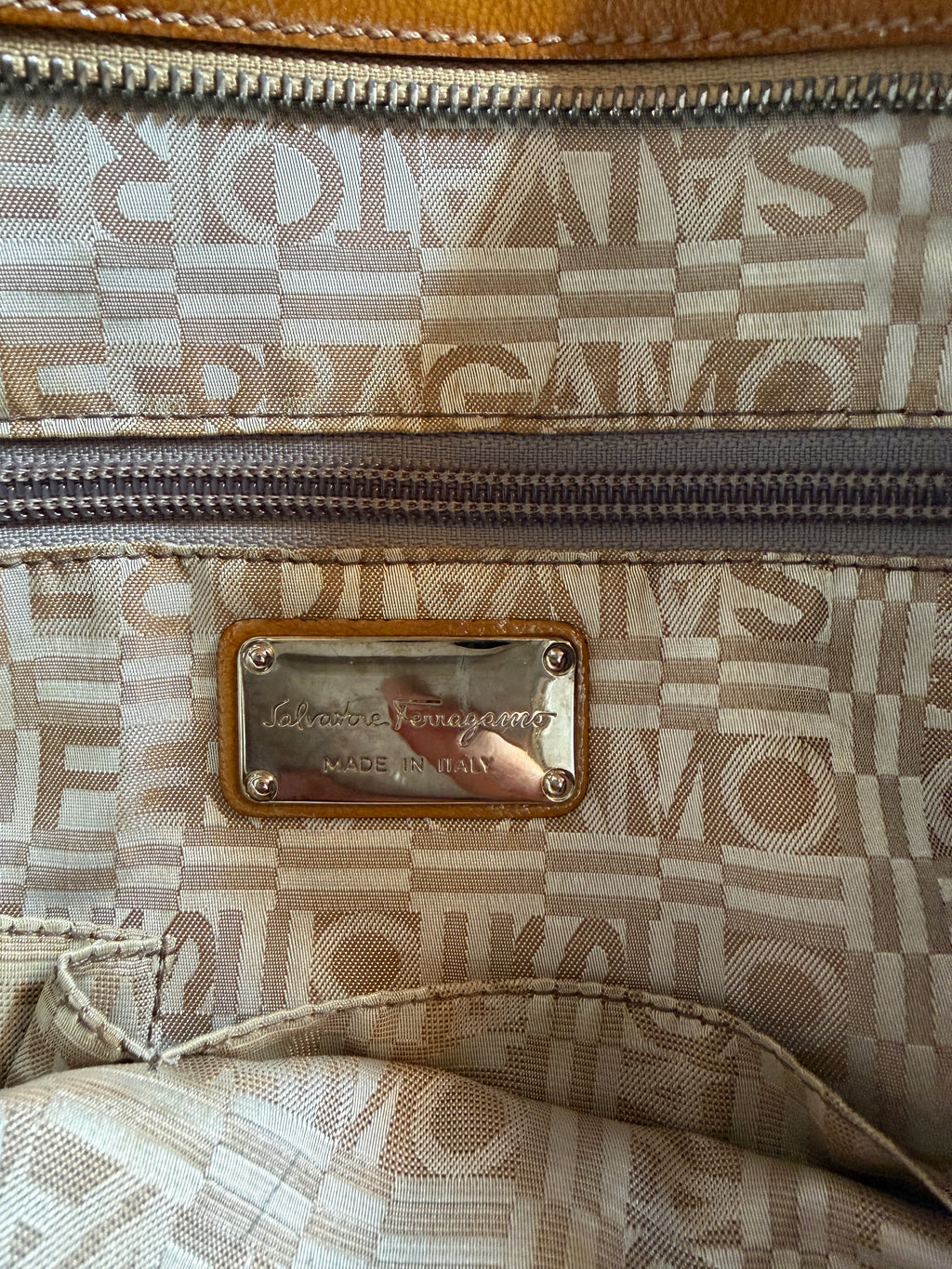 Ferragamo Marissa Patent Leather Handbag
