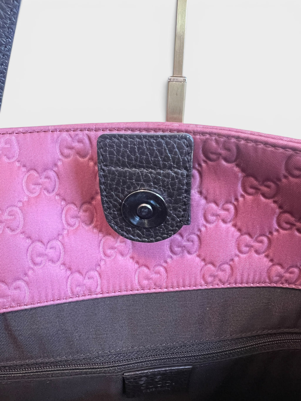 Gucci Pink Guccissima GG Monogram Shopper Tote