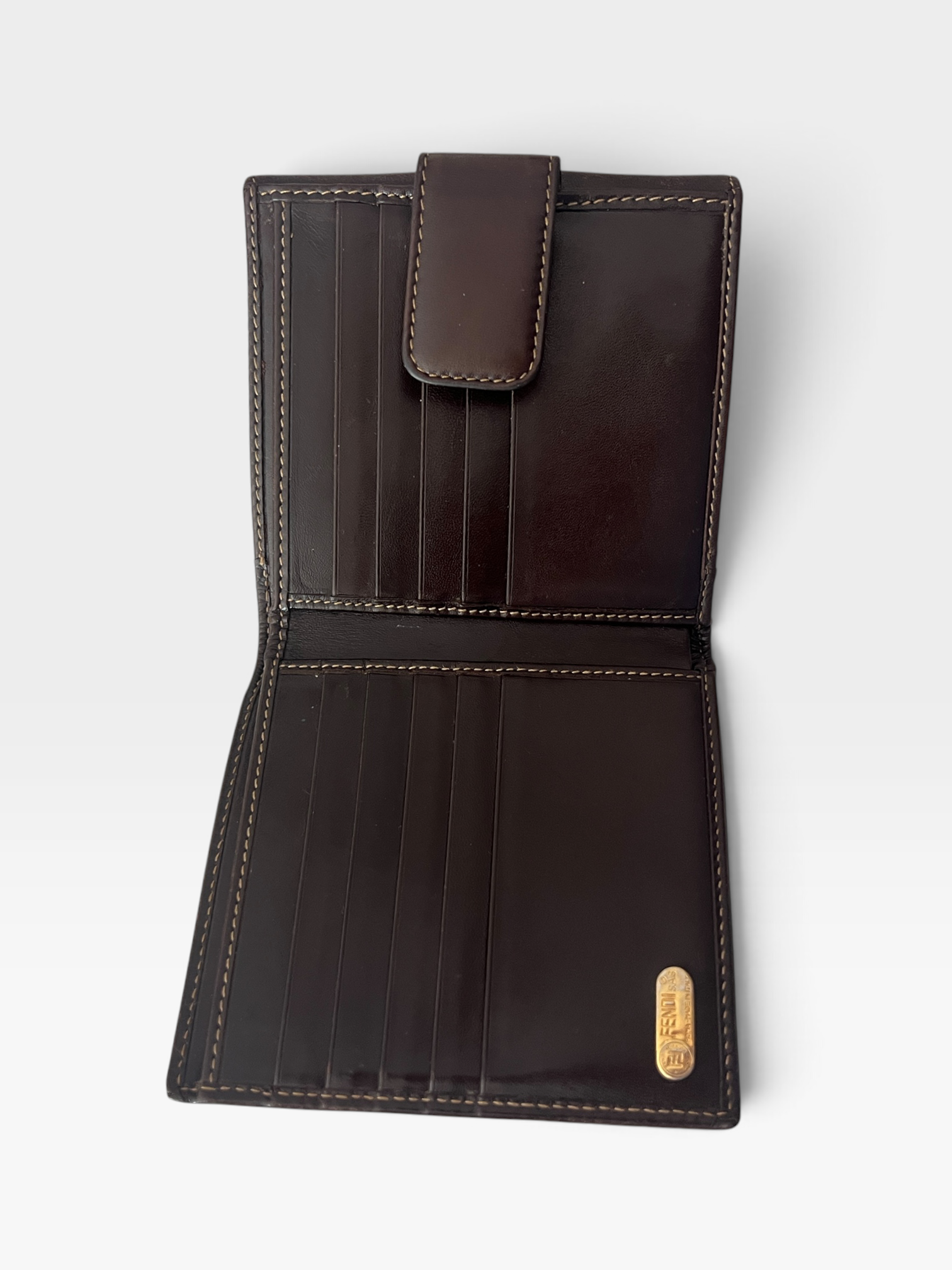Fendi Zucca Canvas Bifold Wallet