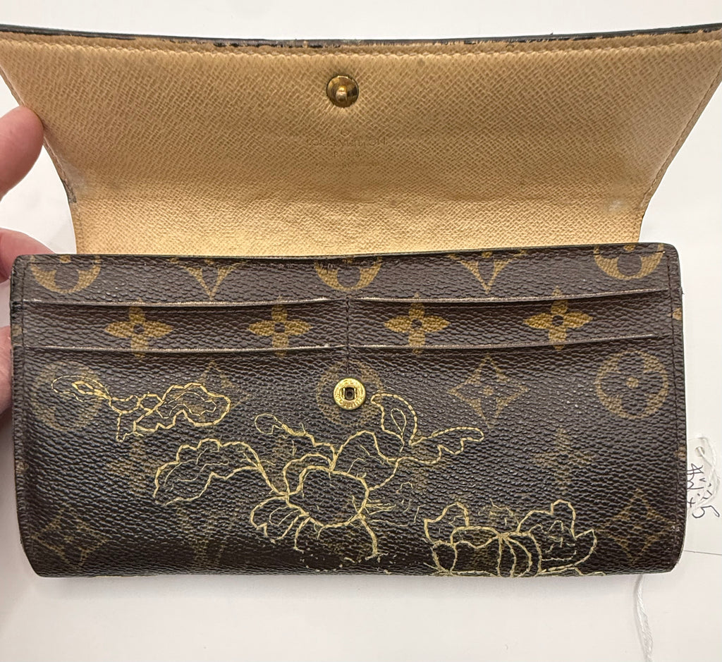 Louis Vuitton Limited Edition Monogram Dentelle Sarah Wallet