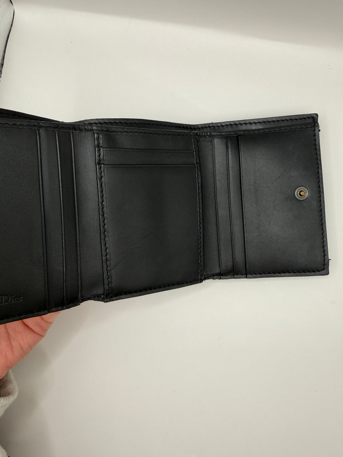Christian Dior Saddle Trifold Wallet