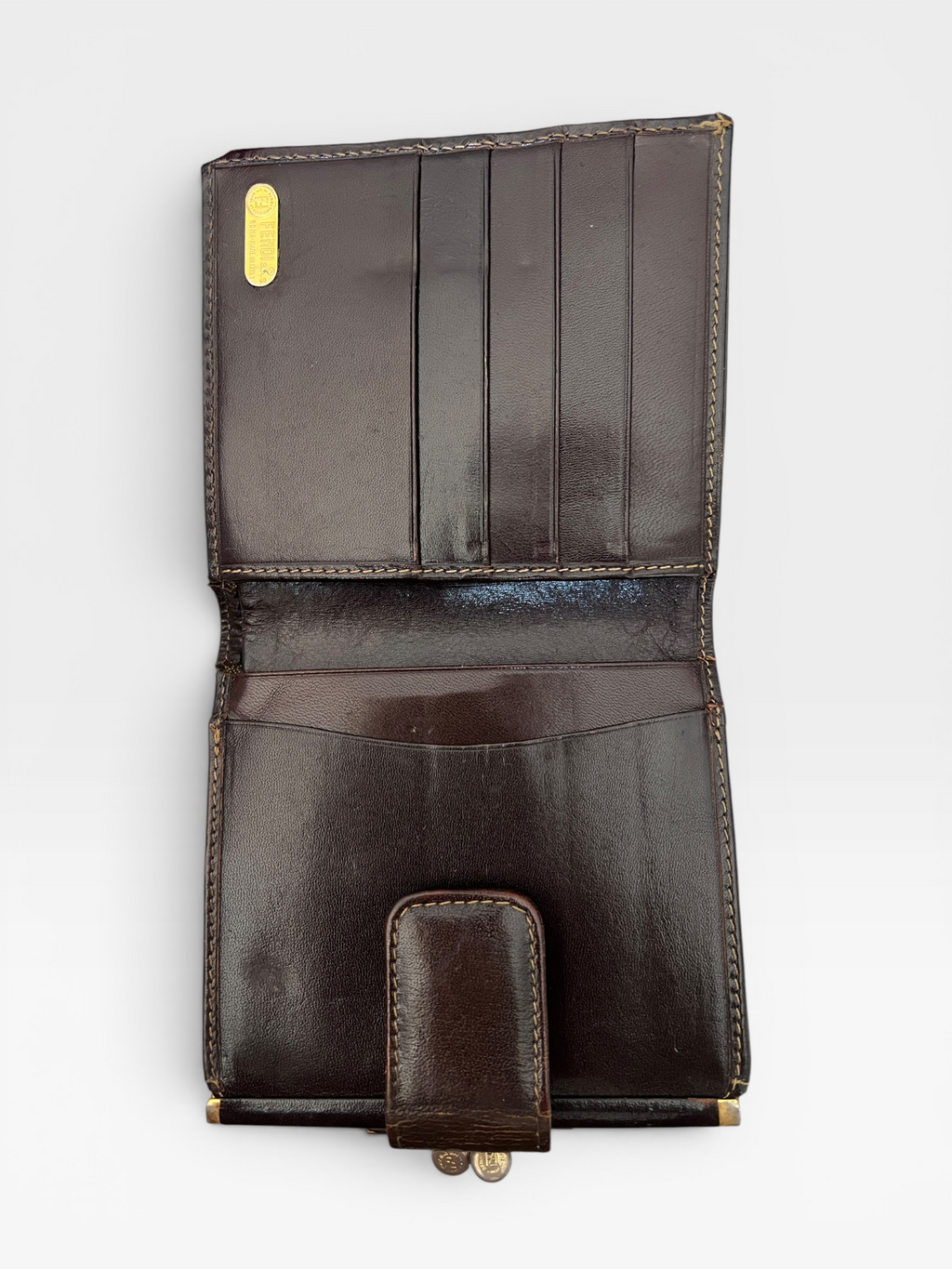Fendi Zucca Canvas Bifold Wallet – Brown