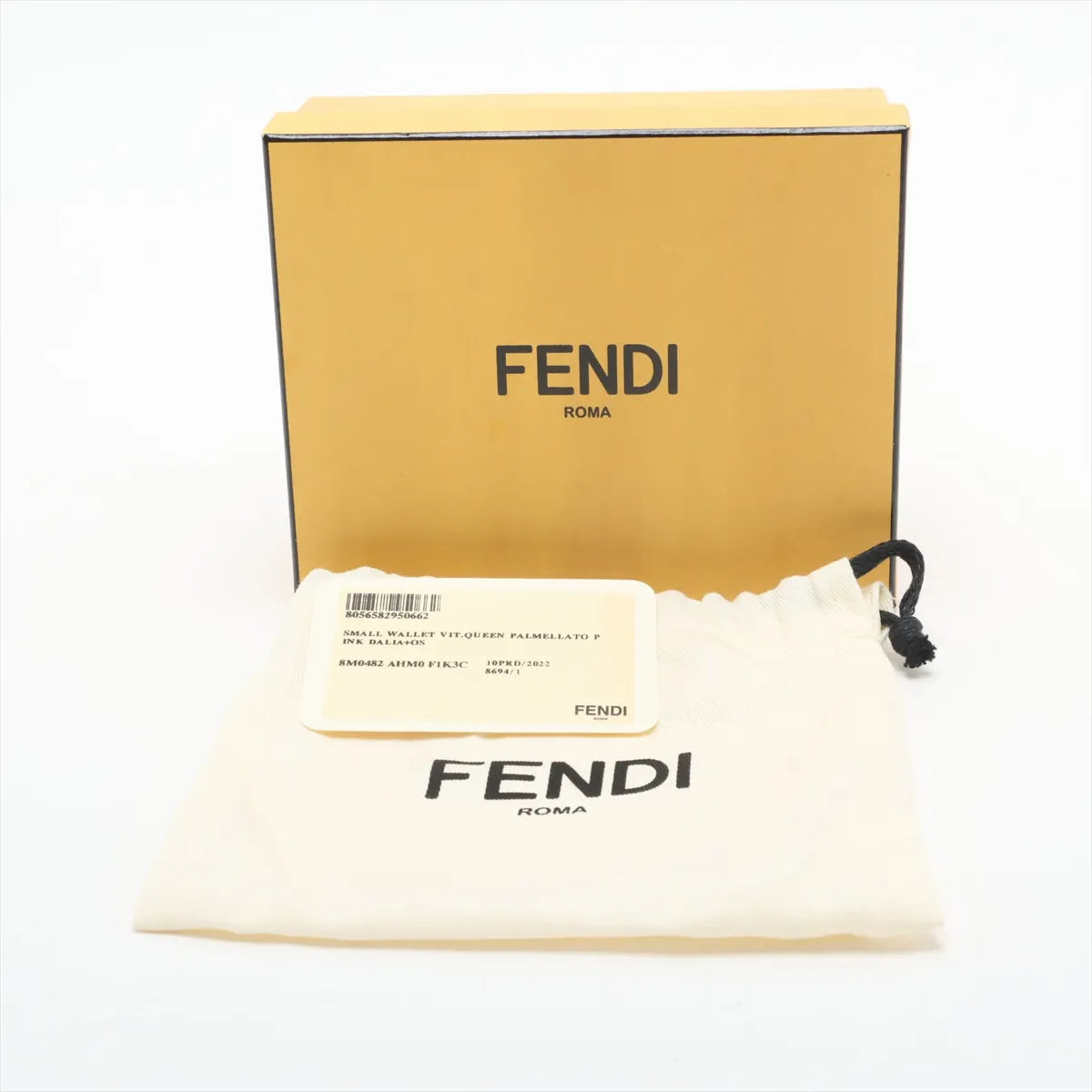 Fendi Micro Baguette Trifold Wallet Crossbody — Dalia Pink
