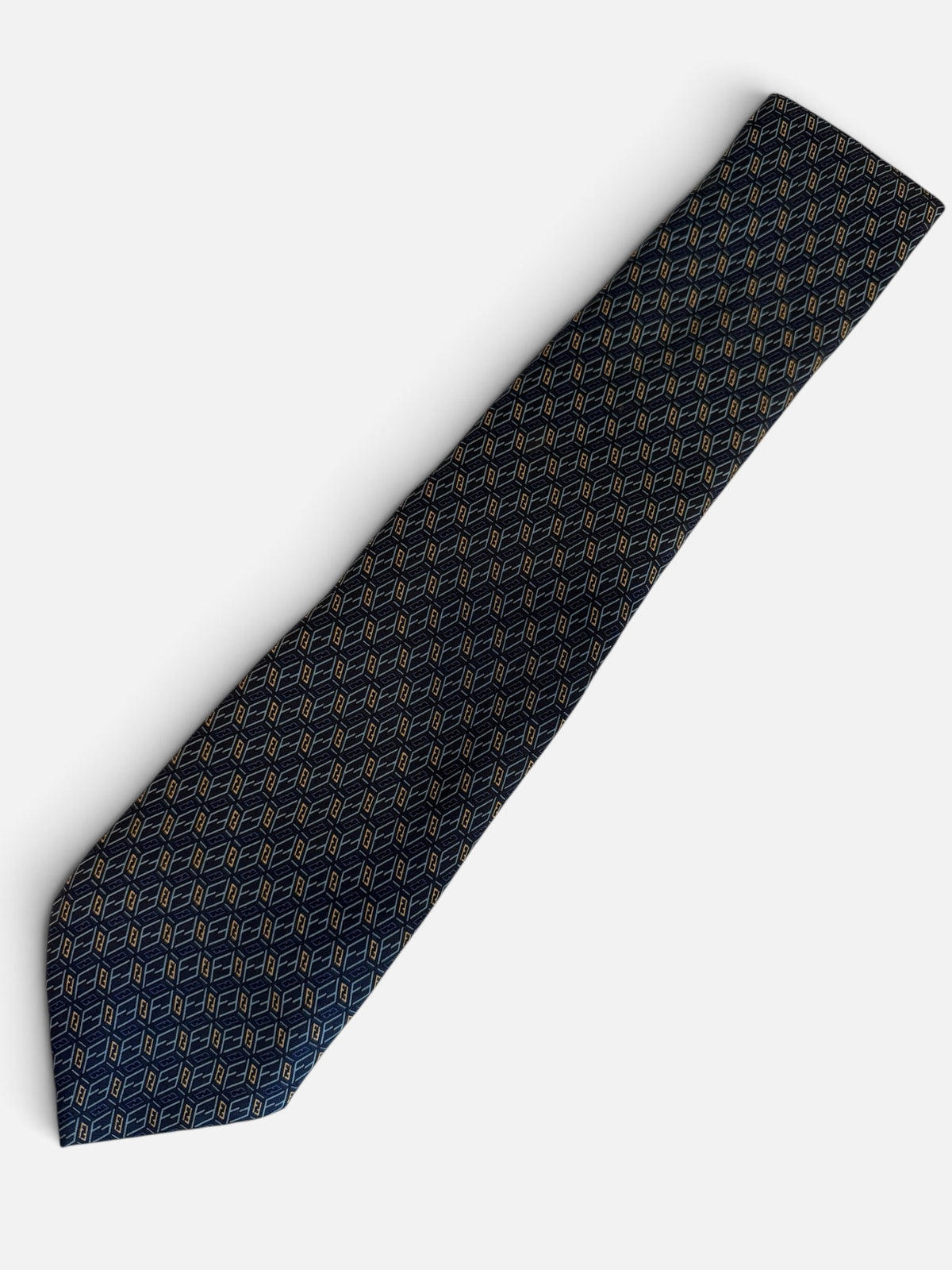 Fendi Blue Tie with Box