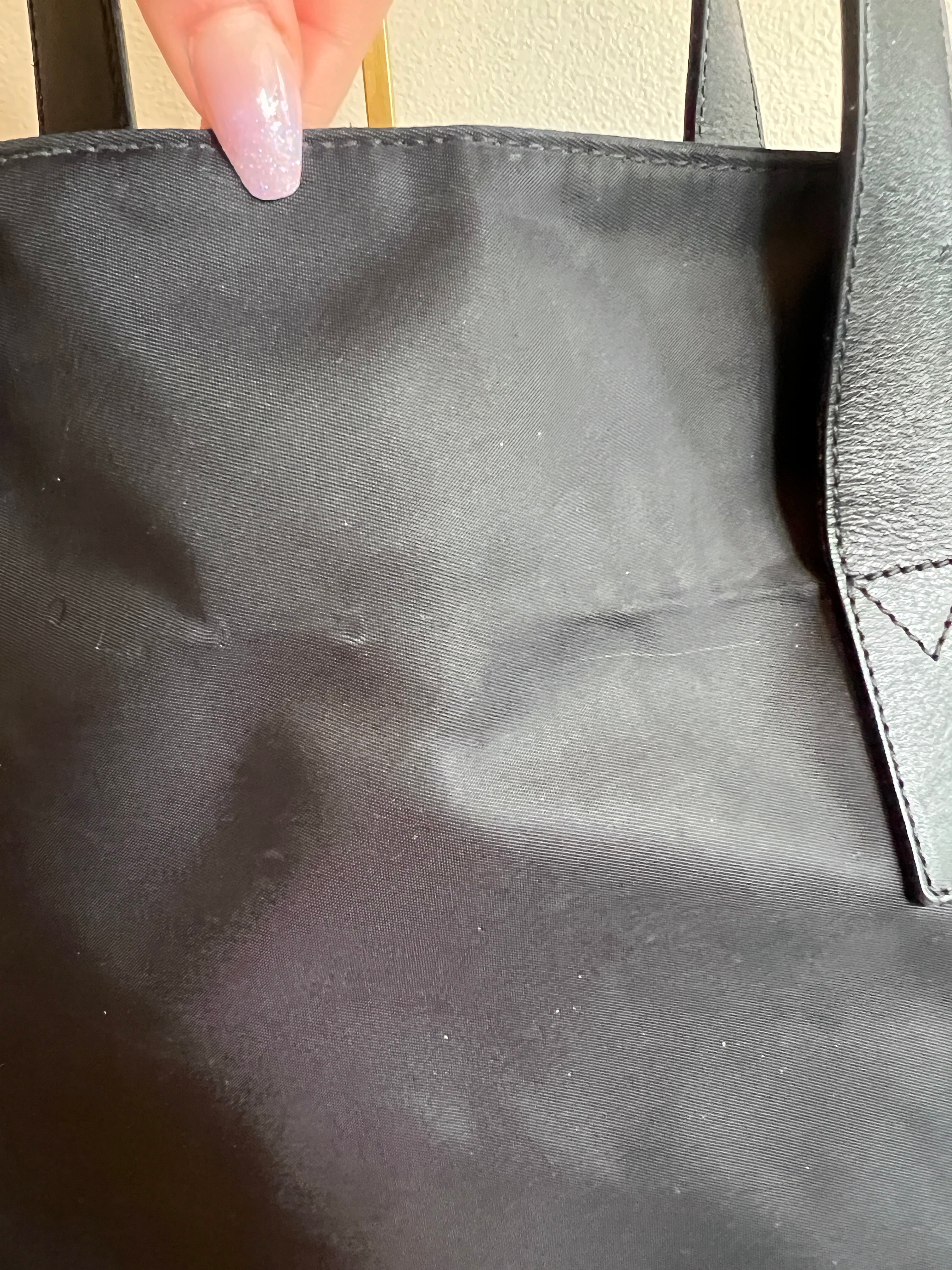 Fendi Black Nylon Tote