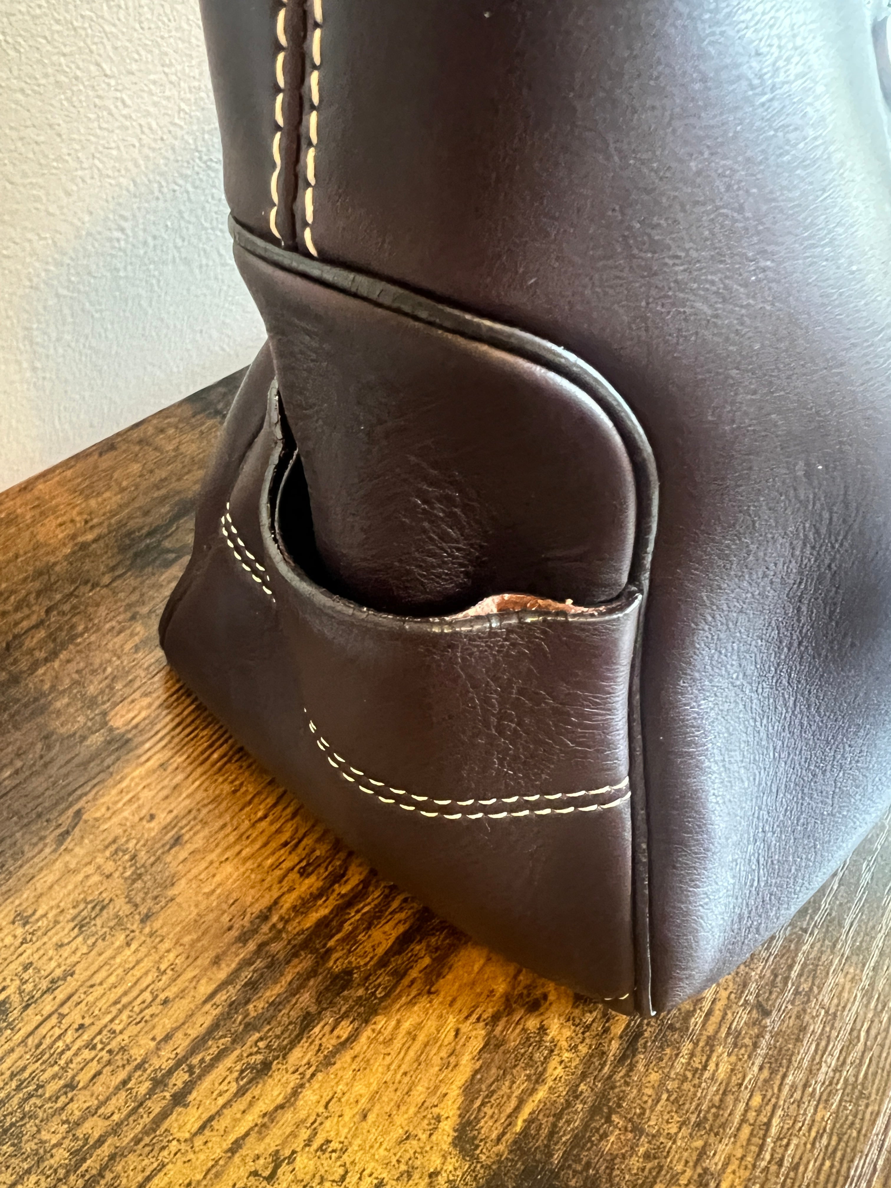 Celine Brown Leather Boogie Bag
