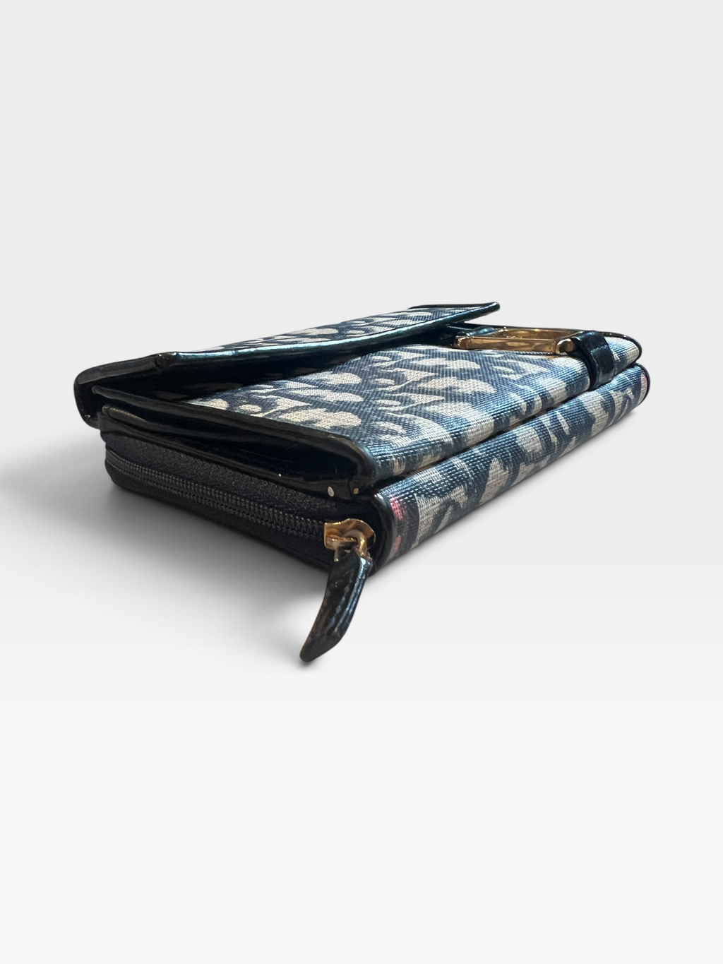 Christian Dior Trotter Saddle Long Wallet – Navy