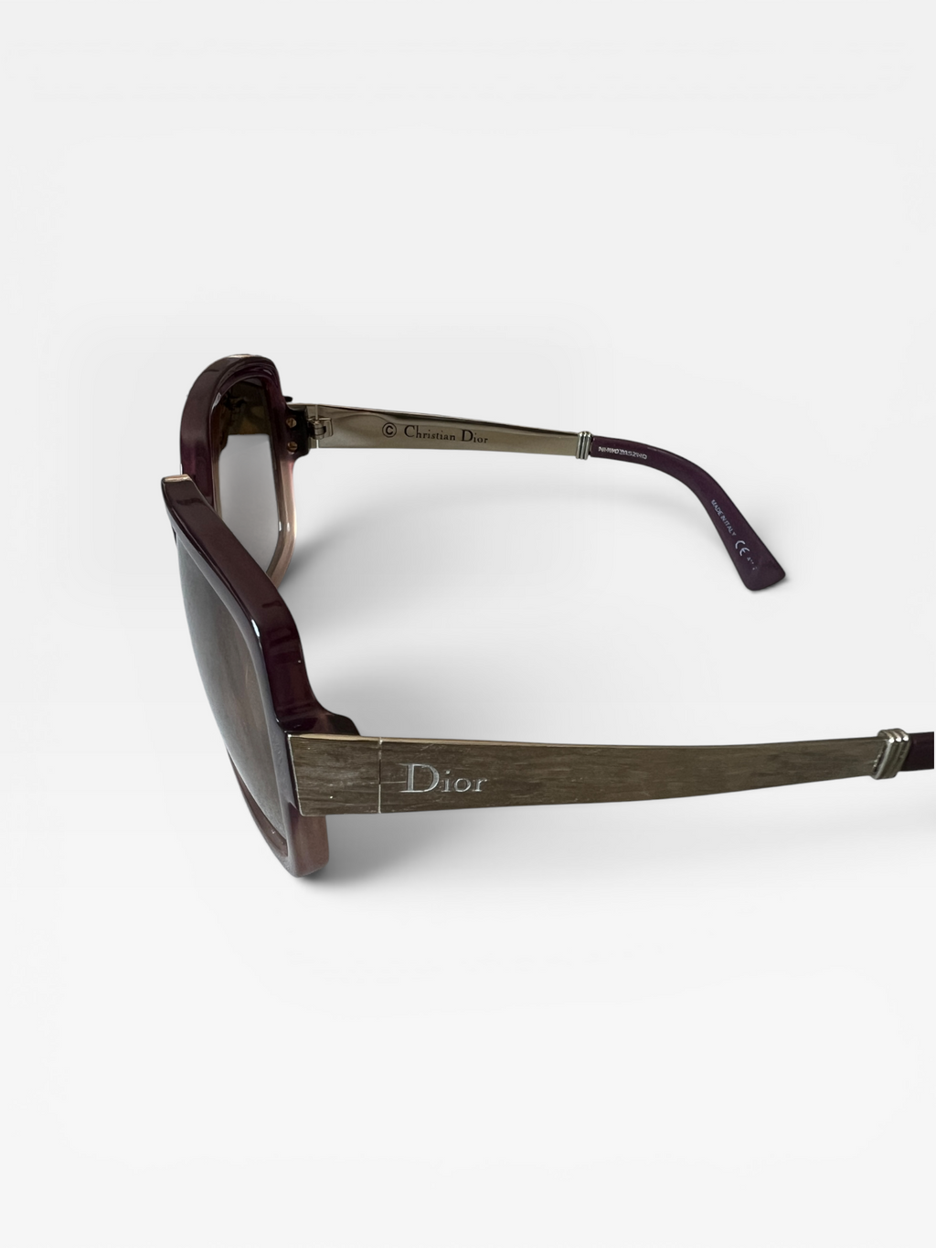 Christian Dior DiorSoReal Gradient Oversized Sunglasses – Plum Brown