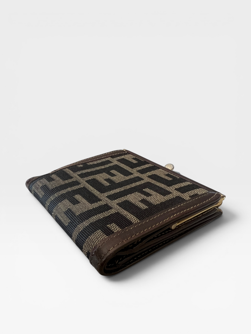 Fendi Zucca Canvas Bifold Wallet – Brown