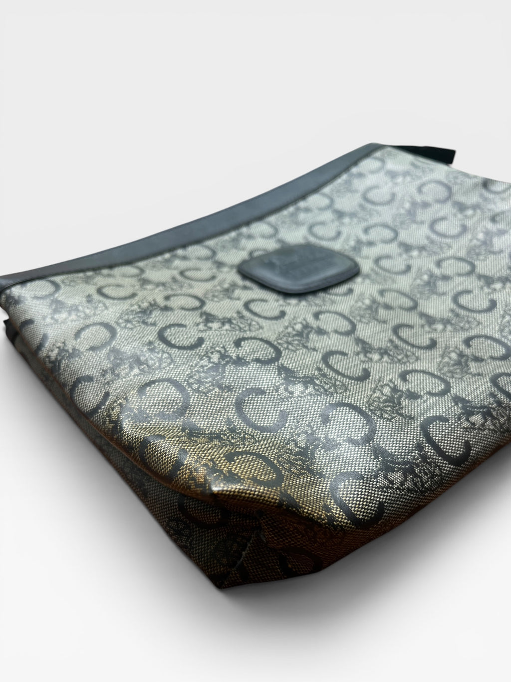 Celine Macadam Canvas Horse Carriage Zip Pouch