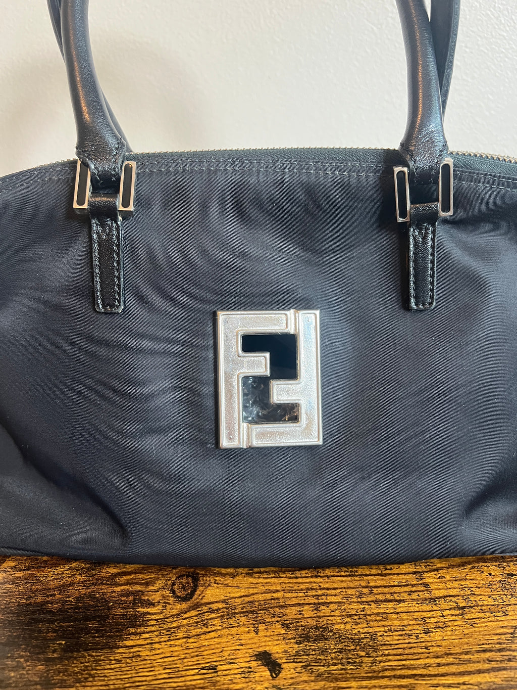 Fendi Mamma 2-Way Mini Boston Tote Bag