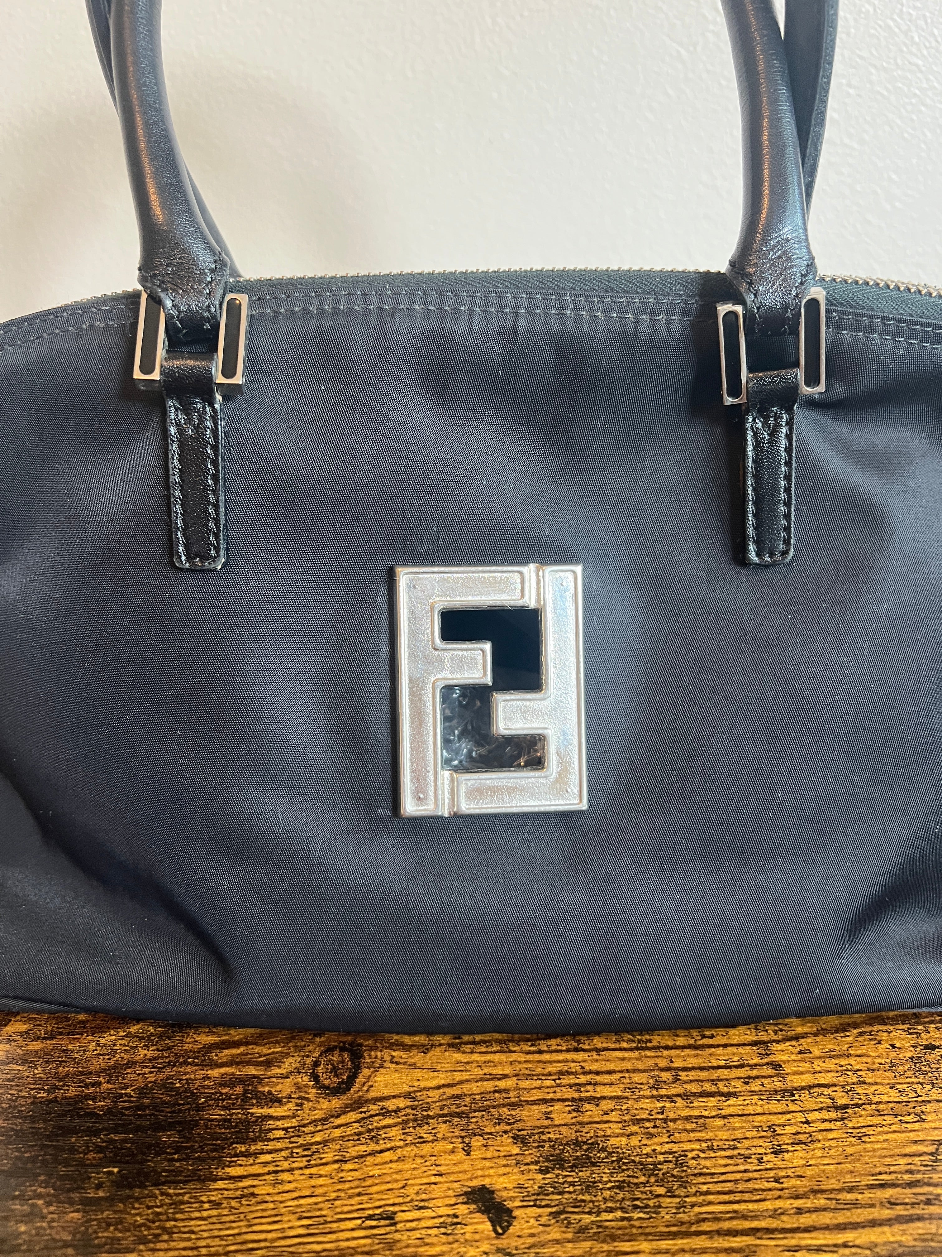 Fendi Mamma 2-Way Mini Boston Tote Bag
