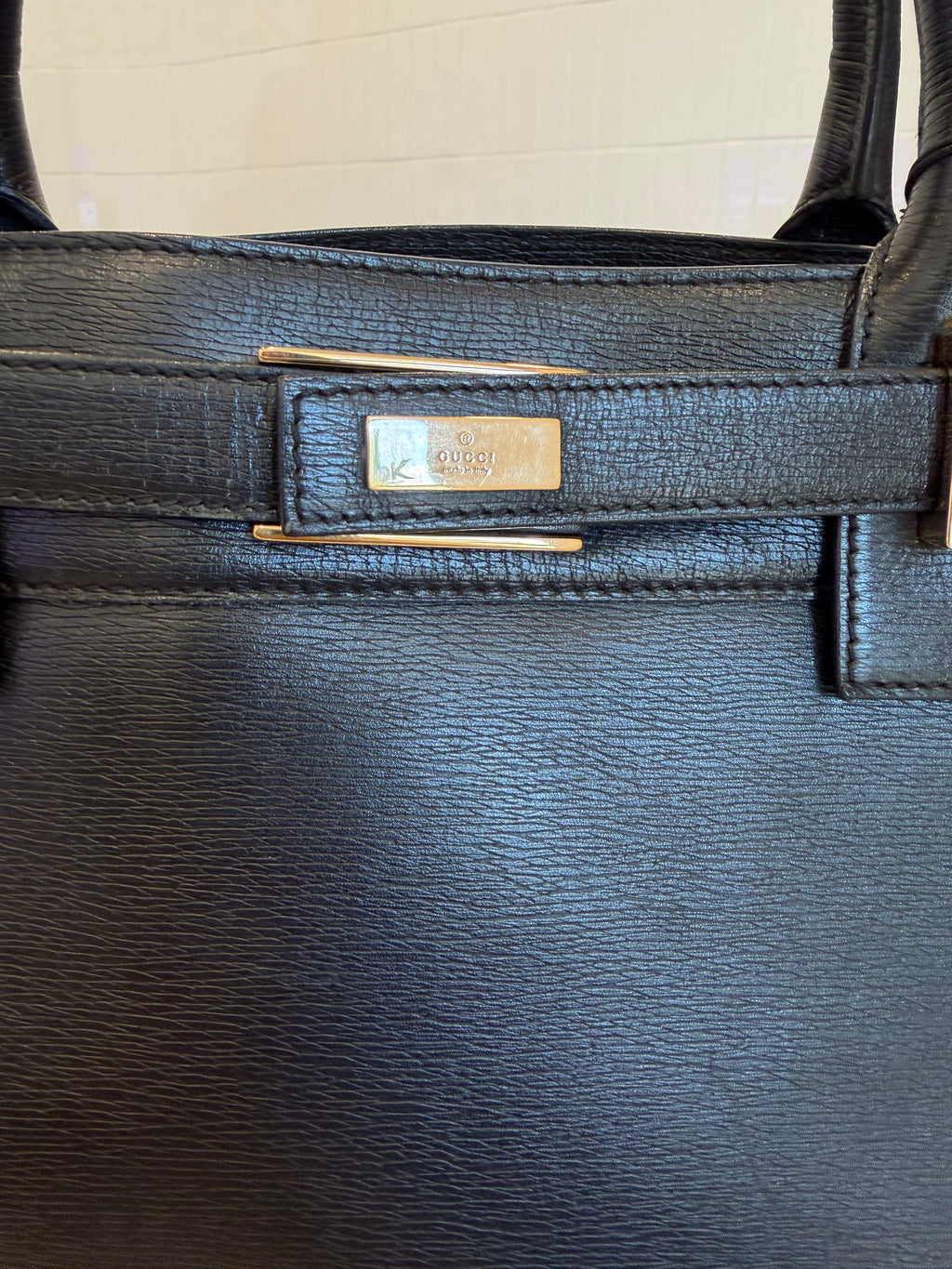 Vintage Gucci Leather Tote