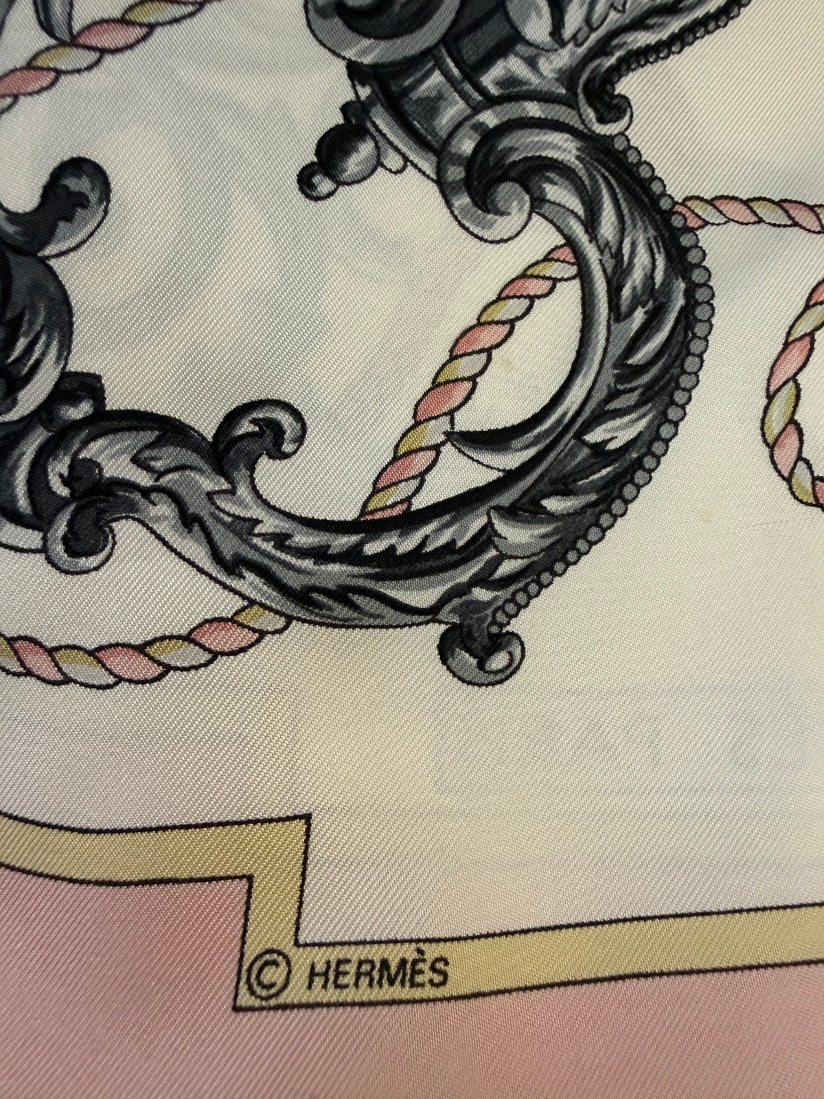 Hermès "Les Clés" Silk Scarf