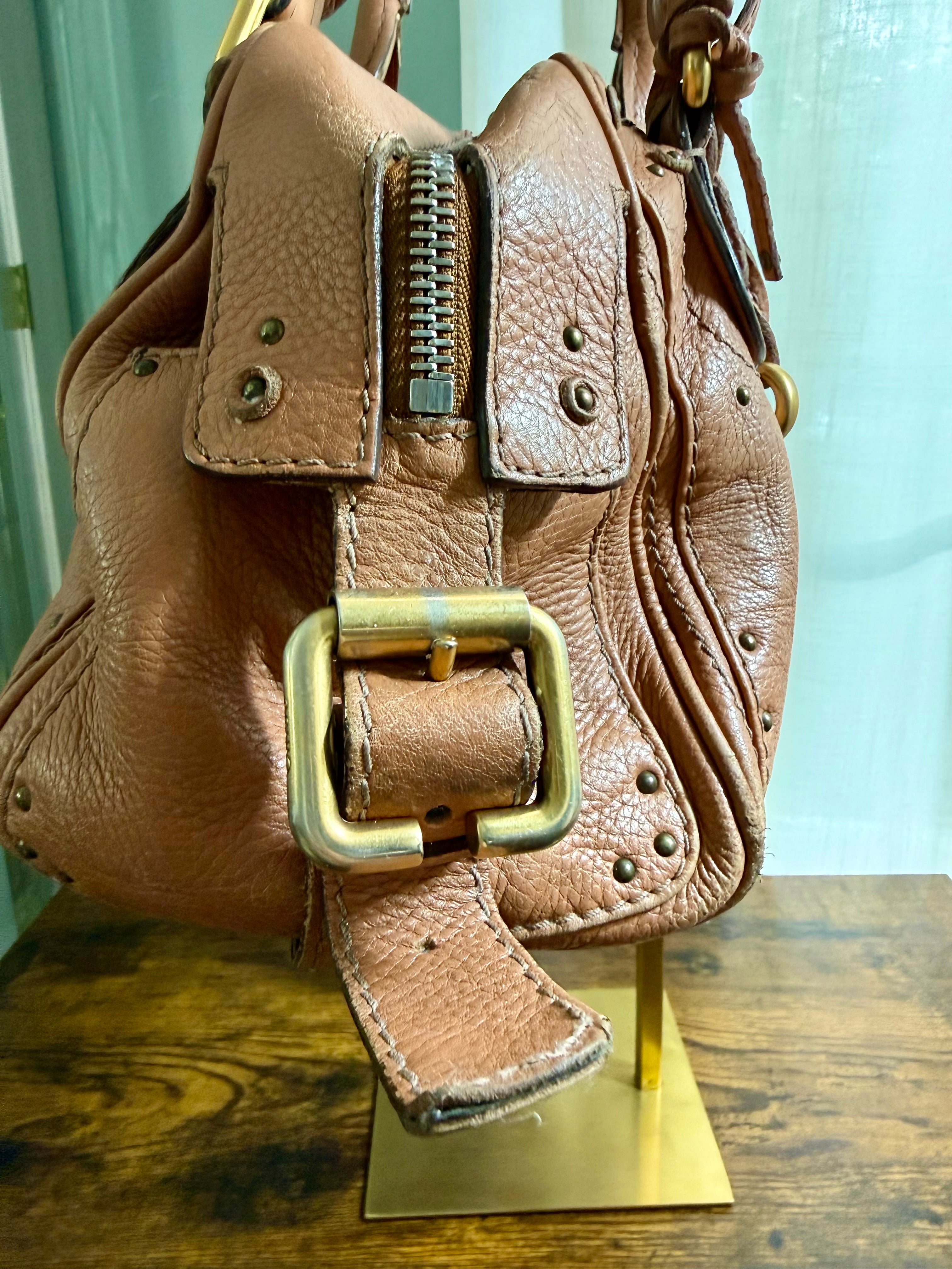 Chloé Paddington Large in Caramel