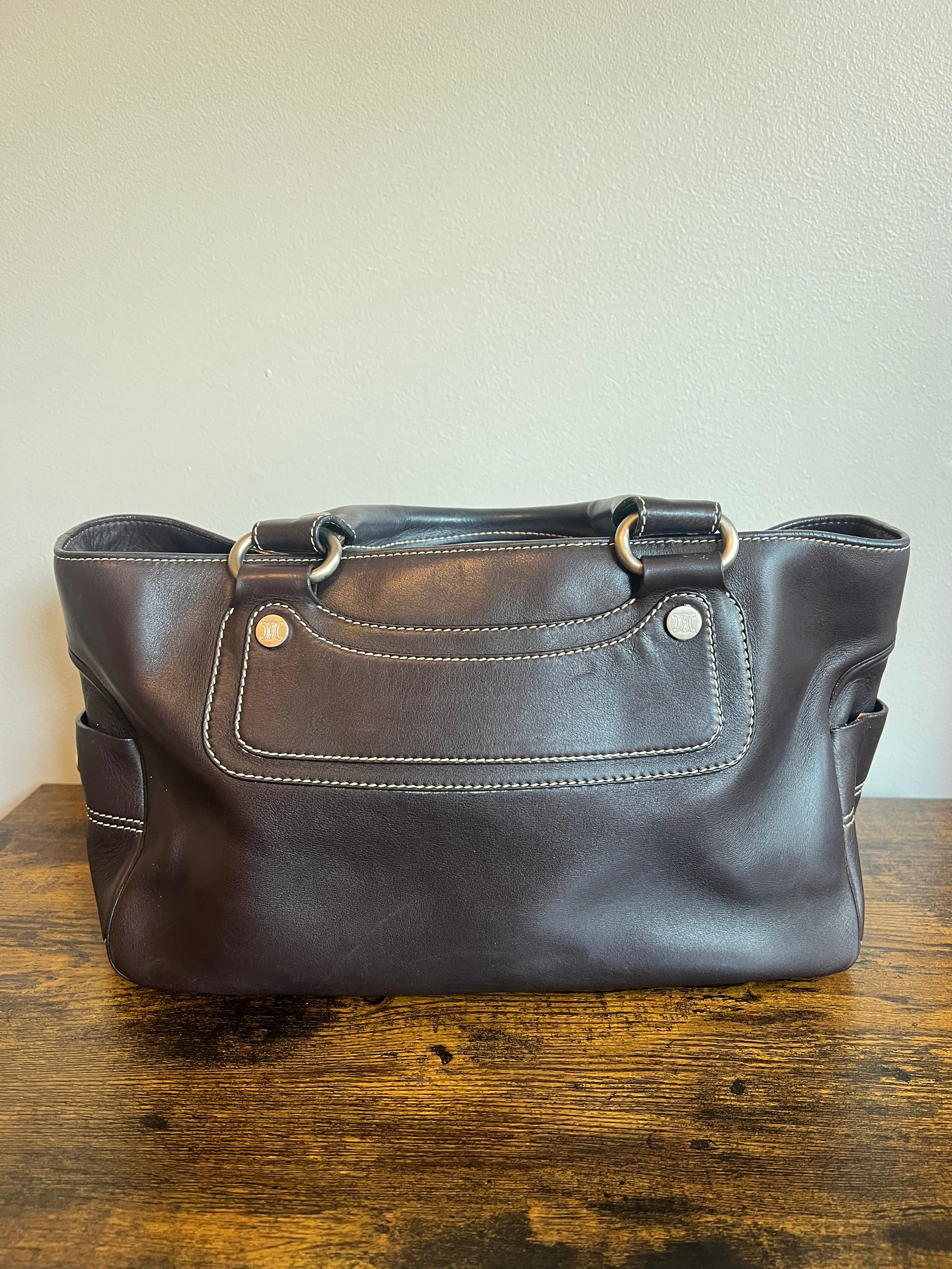 Celine Brown Leather Boogie Bag