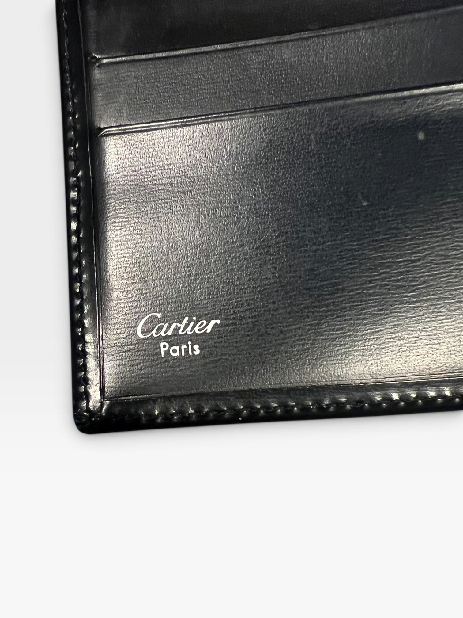 Cartier Must de Cartier Leather Bifold Wallet – Black