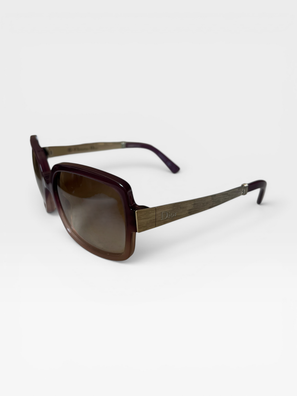 Christian Dior DiorSoReal Gradient Oversized Sunglasses – Plum Brown