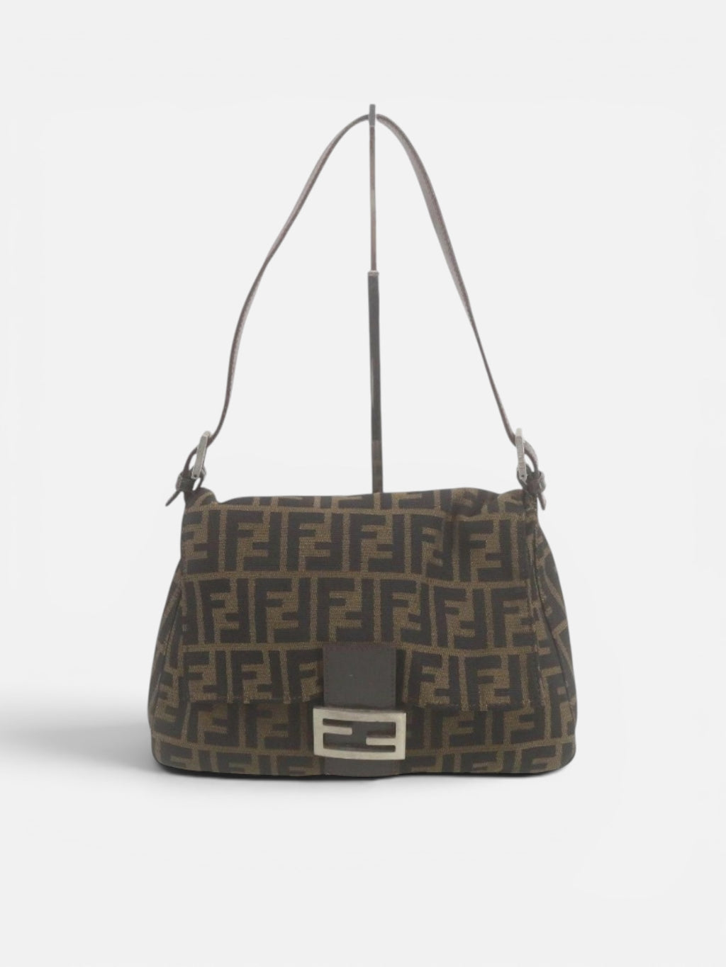 Fendi Brown Zucca Mama Baugette