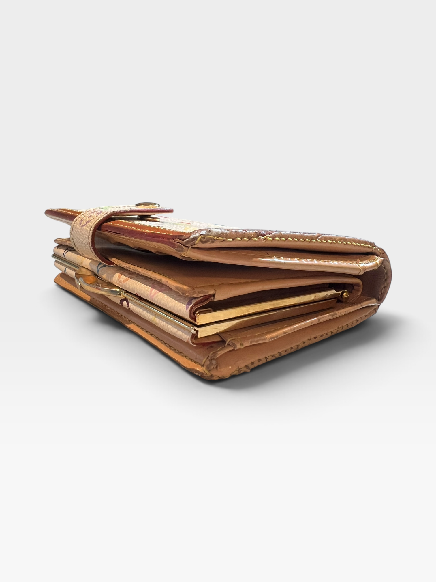 Louis Vuitton Monogram Multicolore Viennois Wallet – White