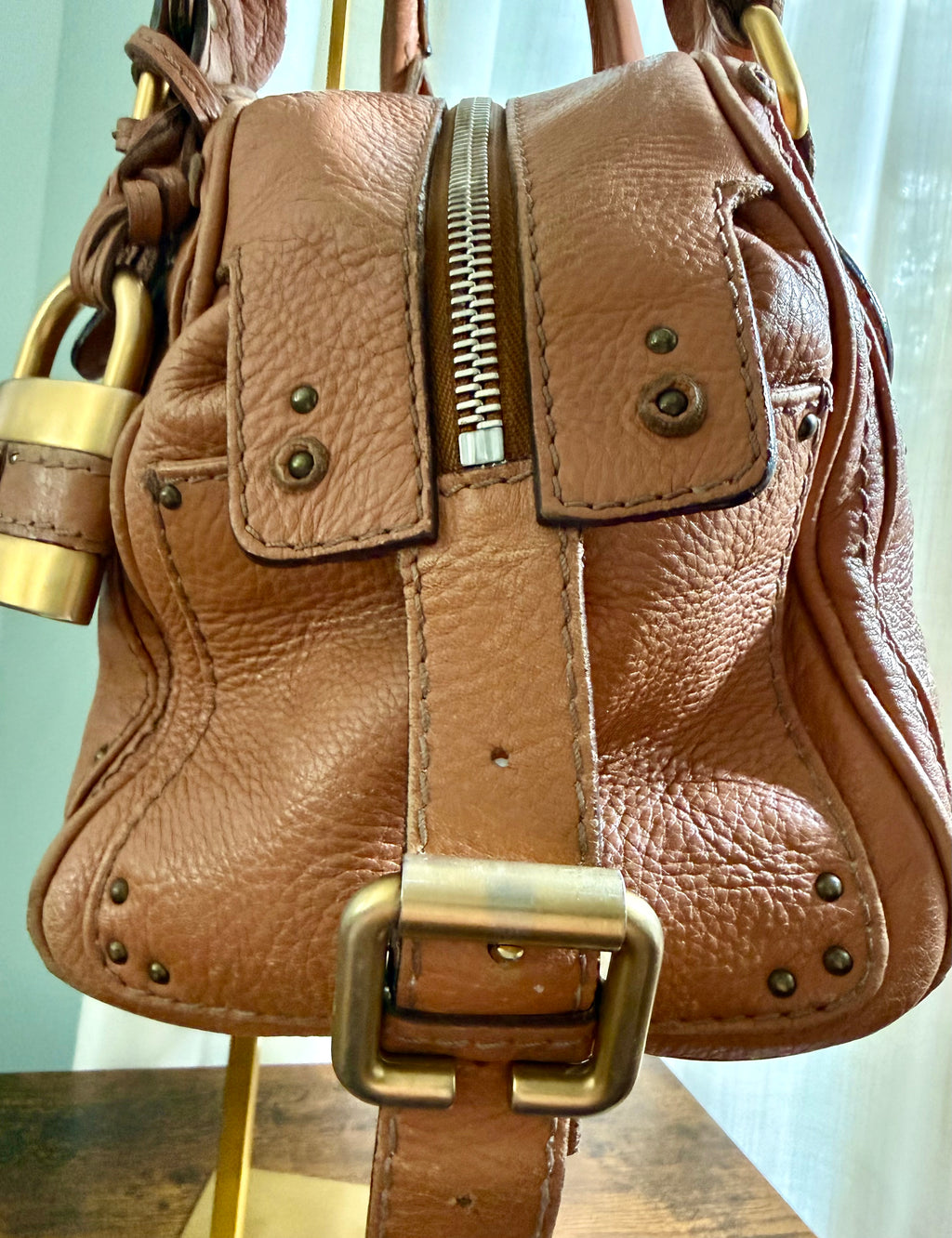 Chloé Paddington Large in Caramel