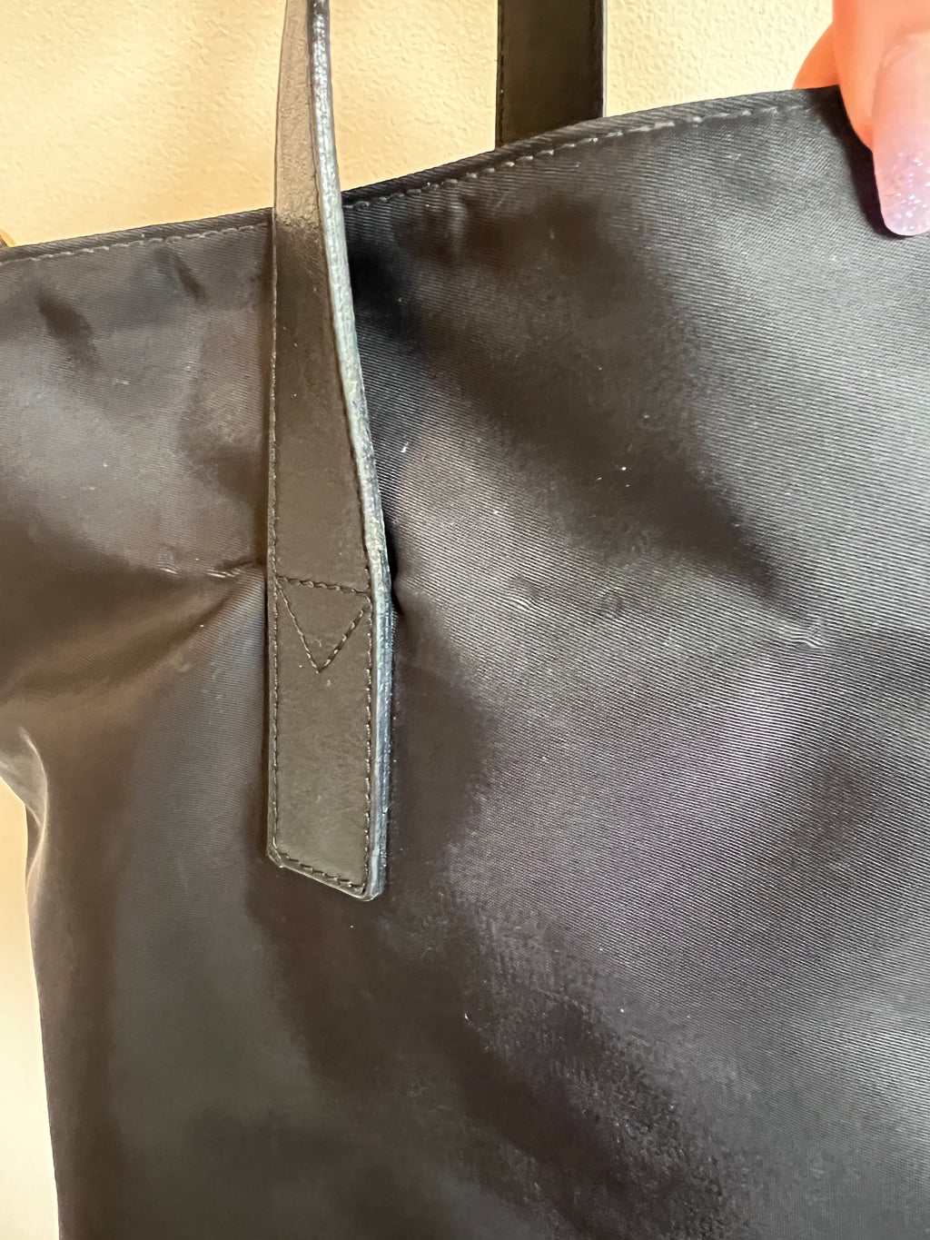 Fendi Black Nylon Tote