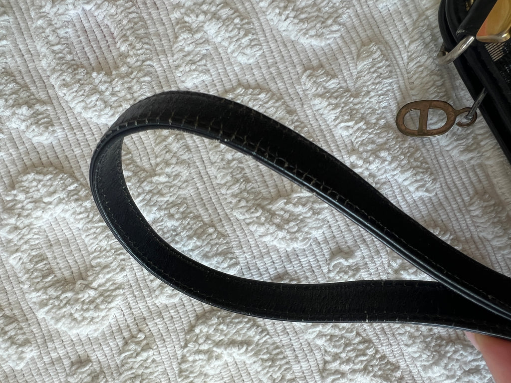 Christian Dior Trotter Canvas Shoulder Bag