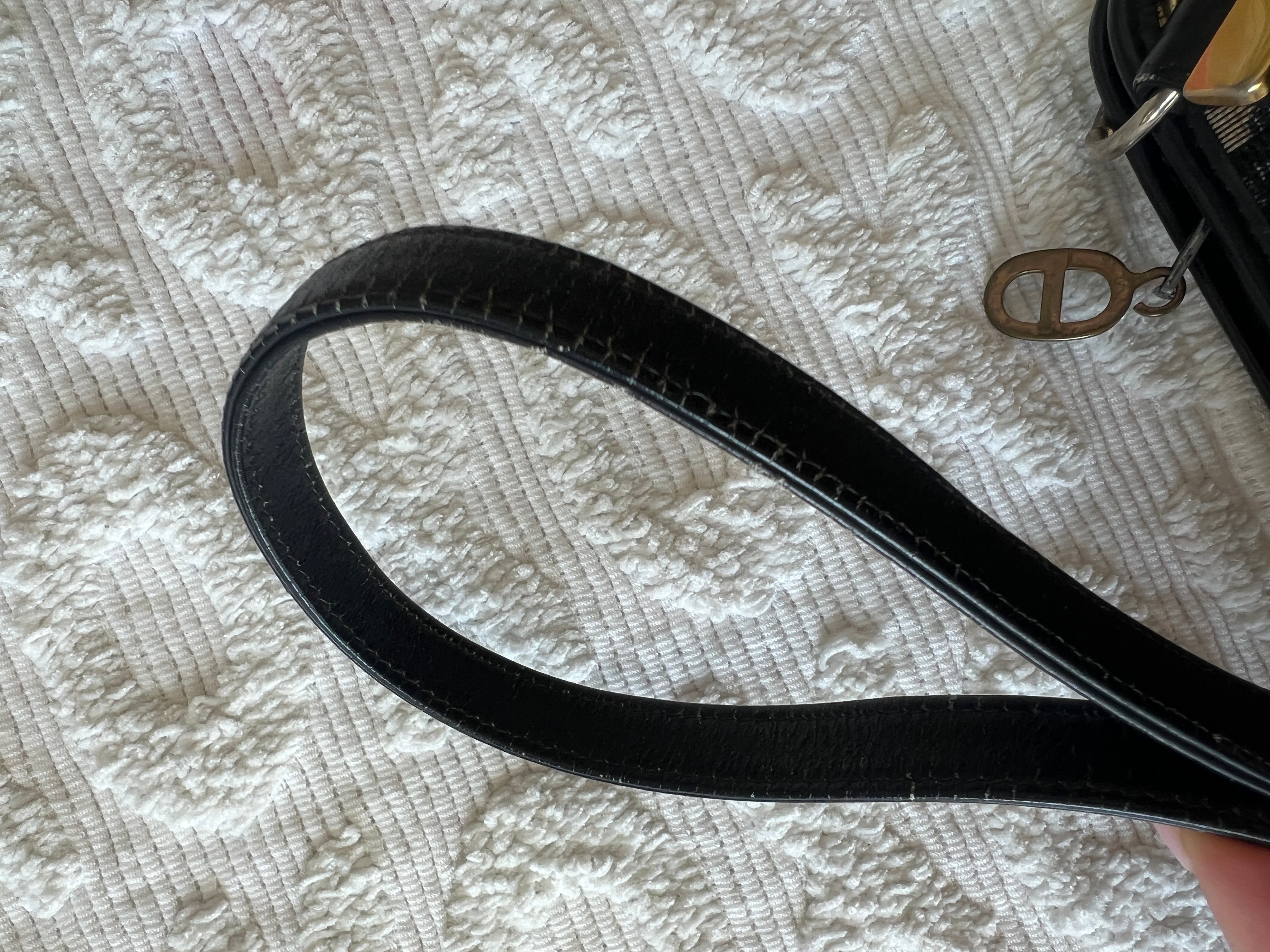 Christian Dior Trotter Canvas Shoulder Bag