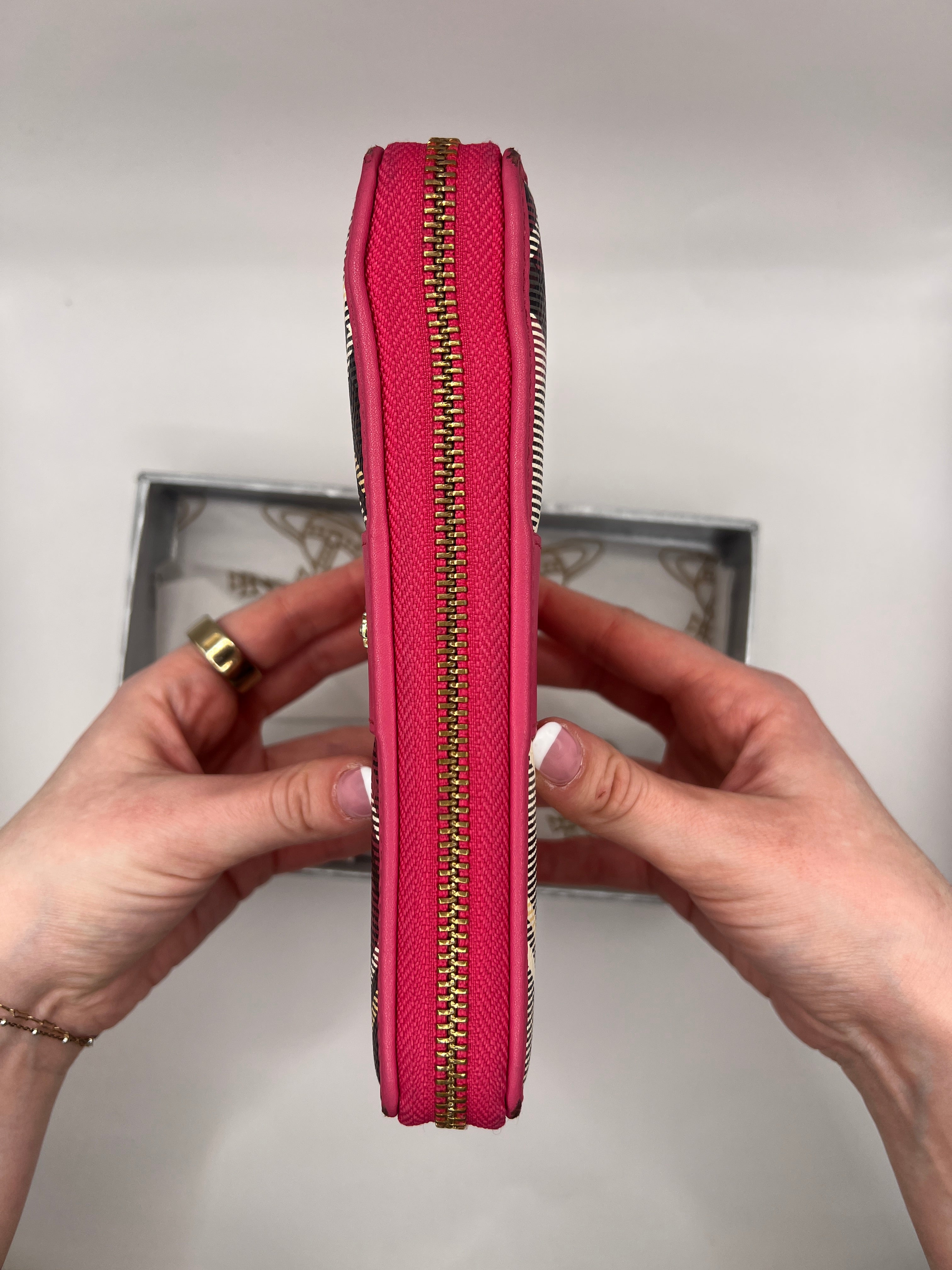 Vivienne Westwood Tartan Zip Around Wallet
